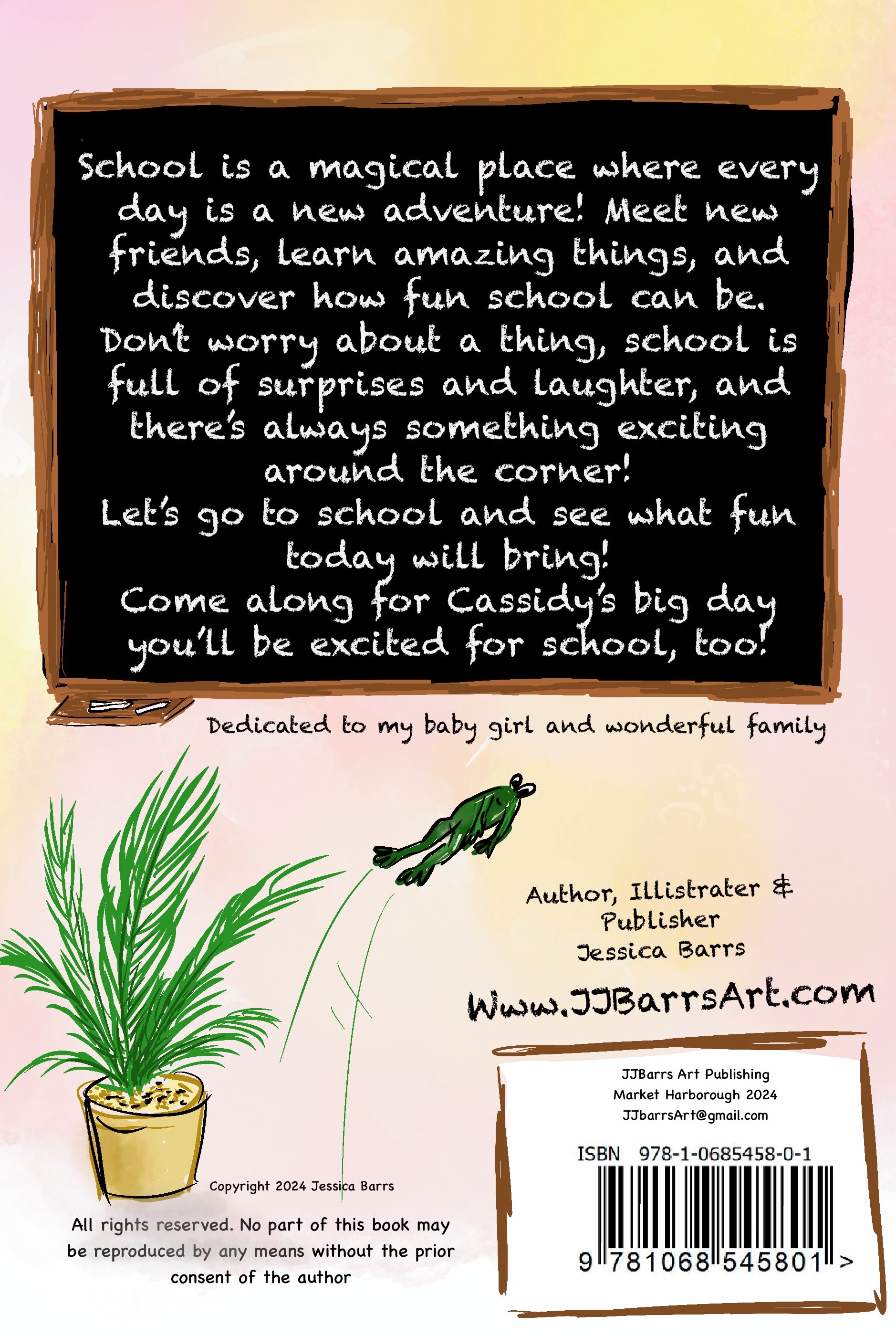 An Amazing First Day Book For School Aged Children signed copy  image 2