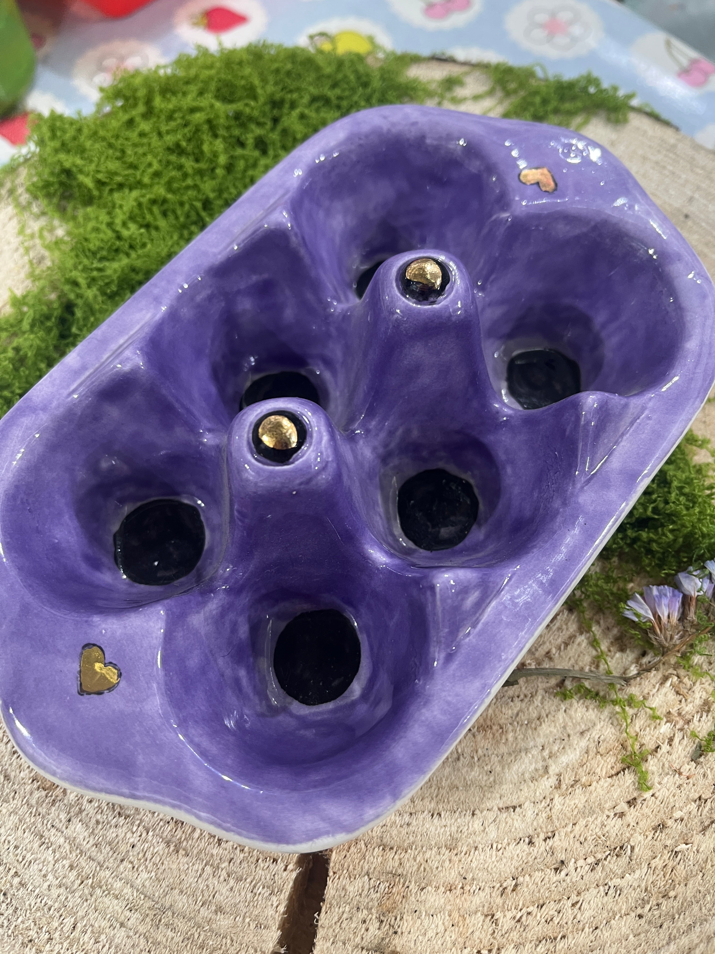 Ceramic Egg Tray-The Wild Fig &amp; Fern