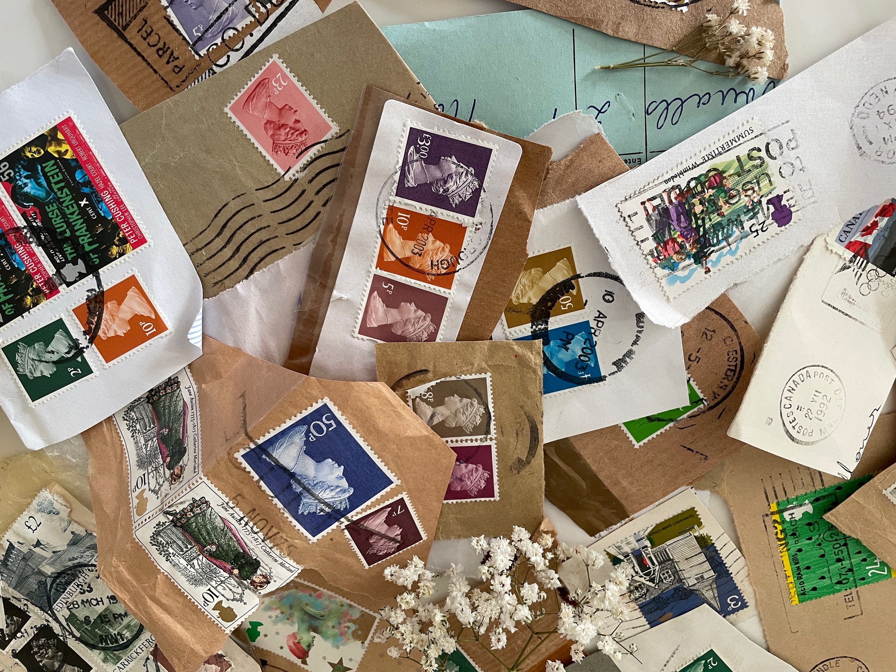 Used Stamp Collection  image 0