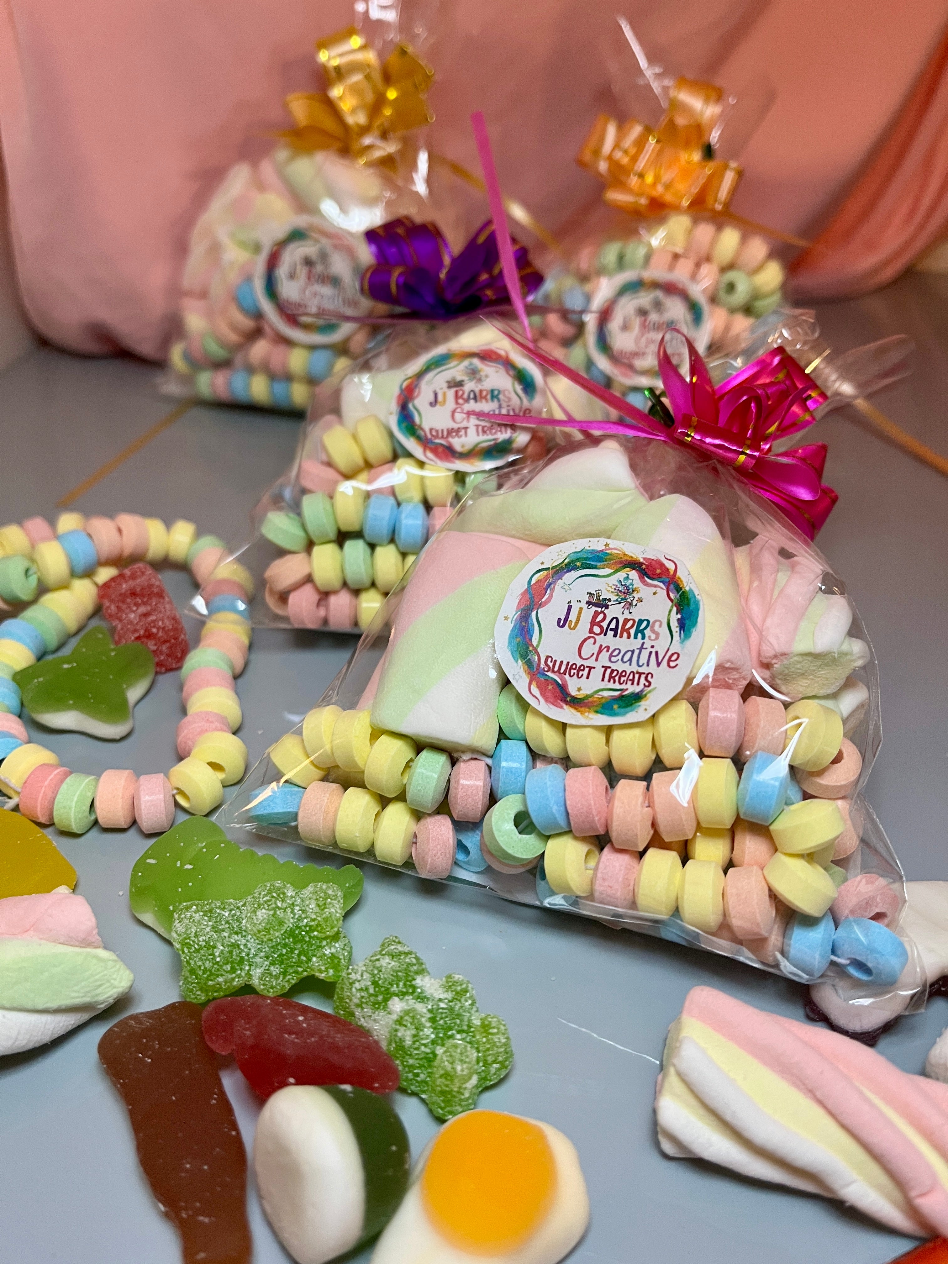 Marshmallow & Necklace Sweet Bag