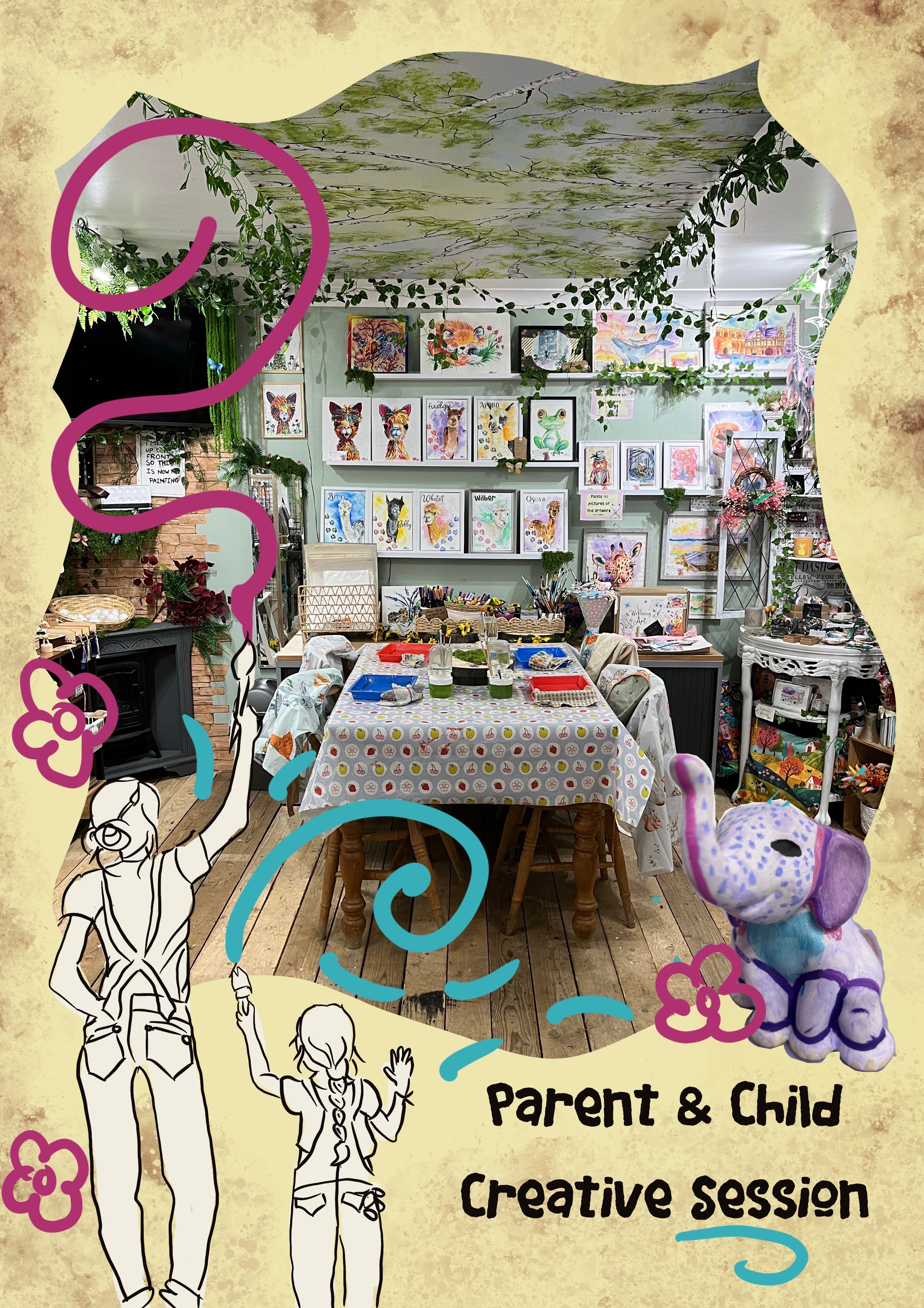 Stay & Create – Open Craft Session (Max 6 seats)-The Wild Fig &amp; Fern