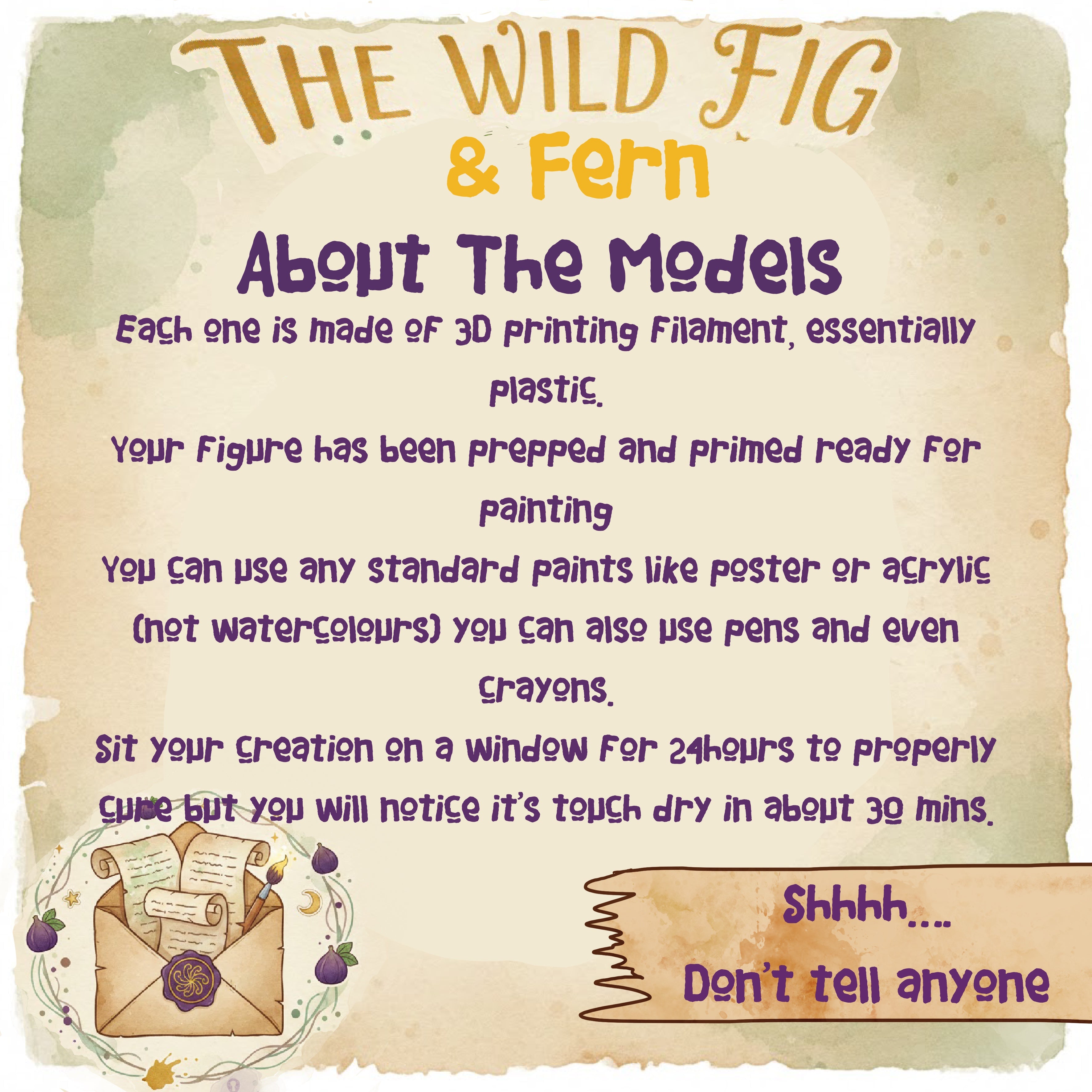 Model Painting Monthly Secret Club-The Wild Fig &amp; Fern