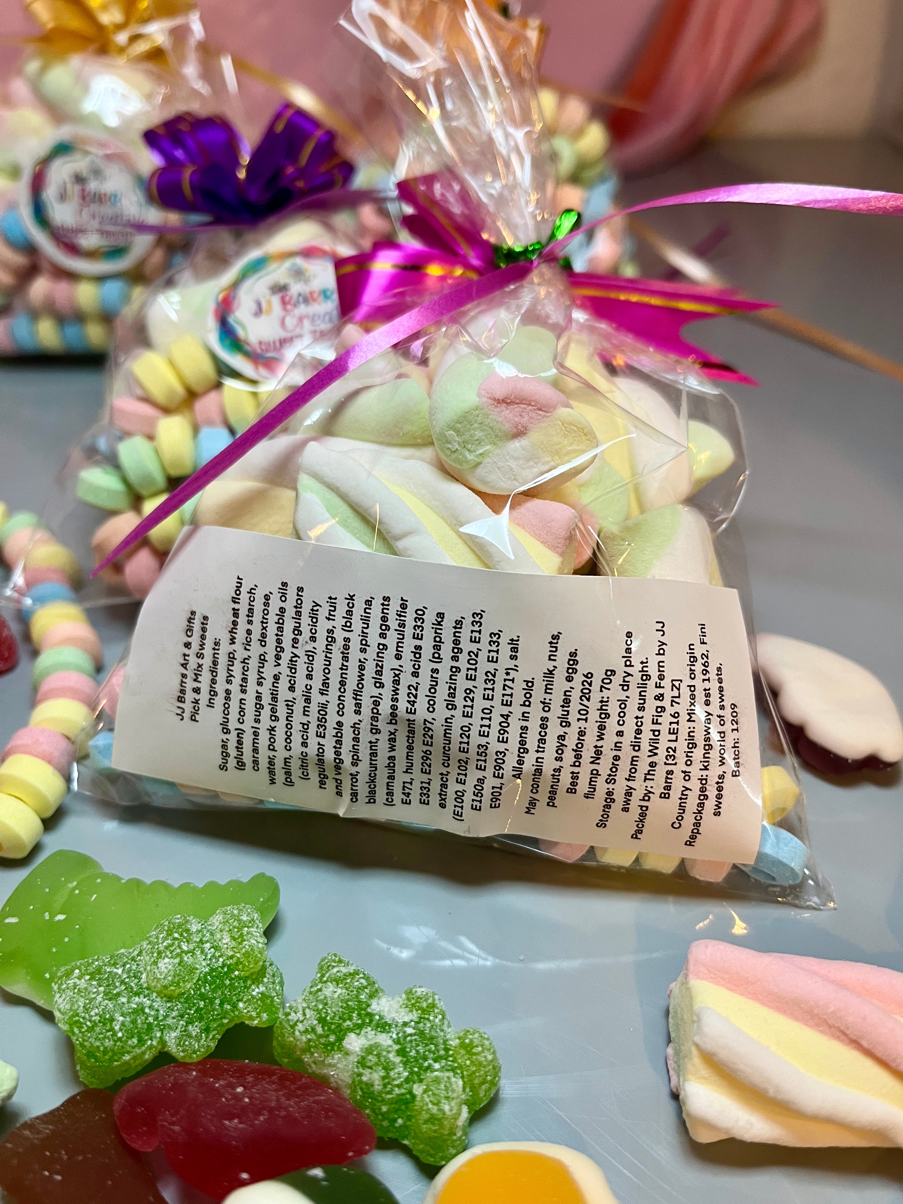 Marshmallow & Necklace Sweet Bag