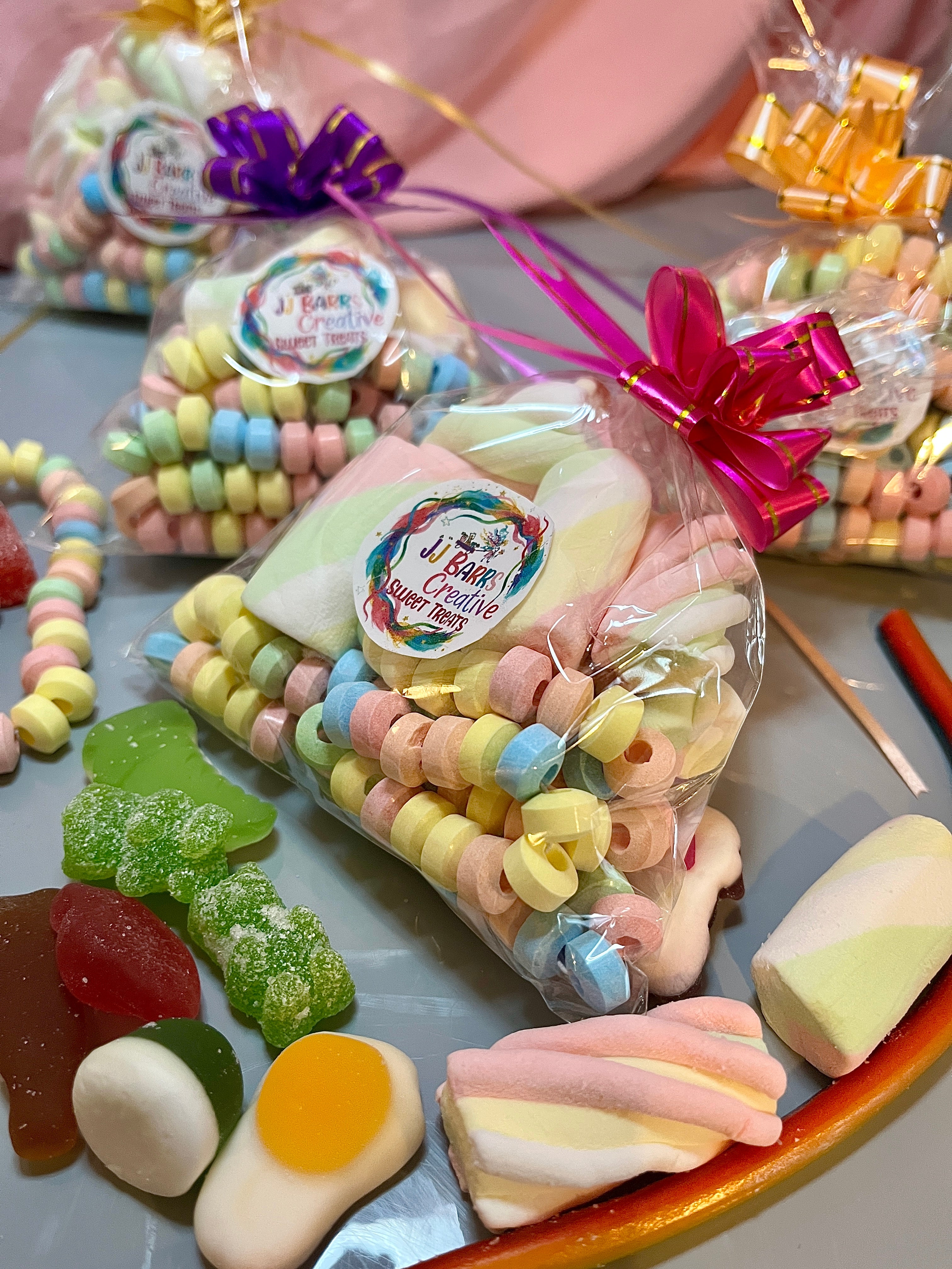 Marshmallow & Necklace Sweet Bag