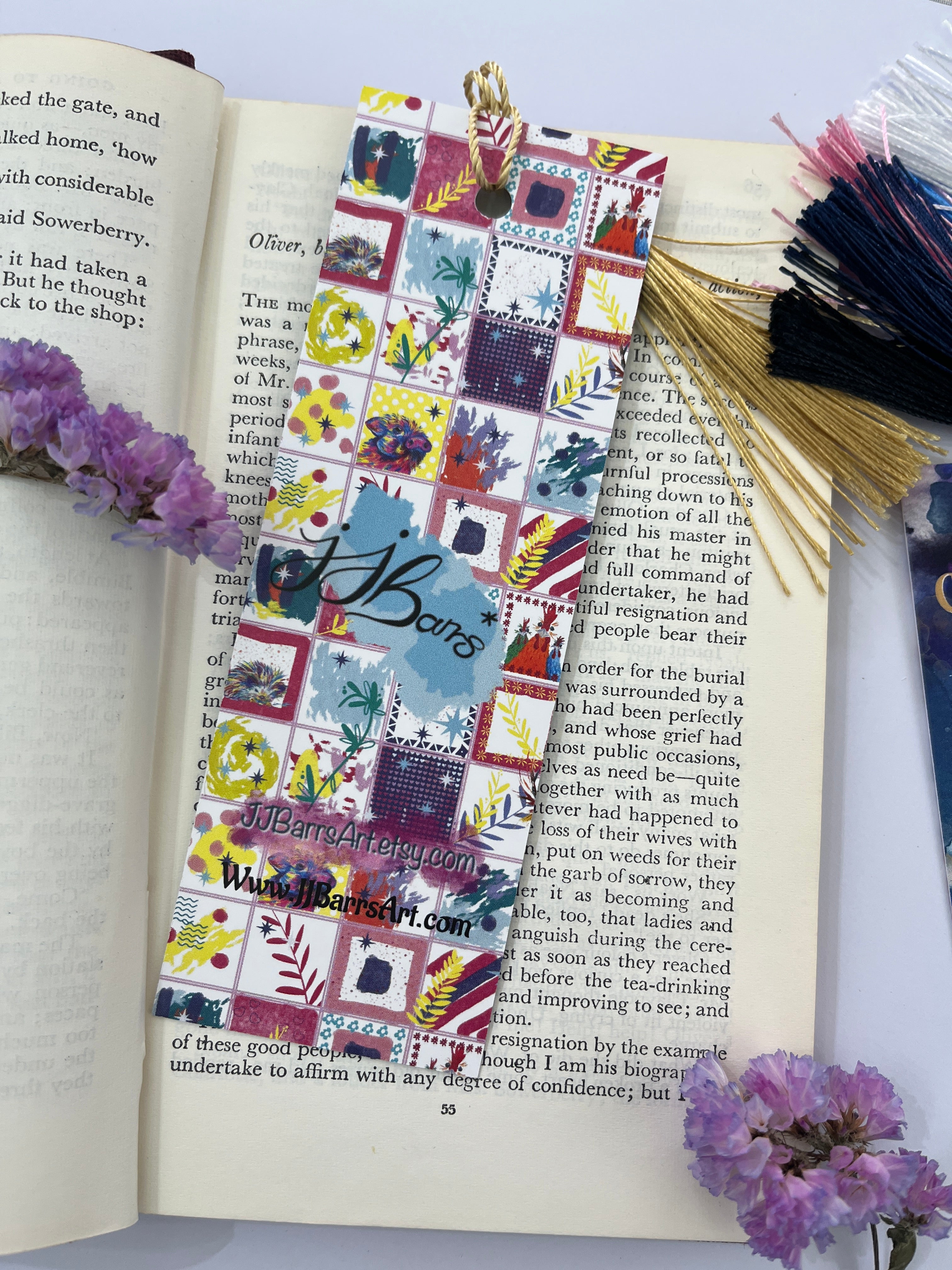 Cosmic coffee Bookmark, a gift for coffee connoisseurs    image 4