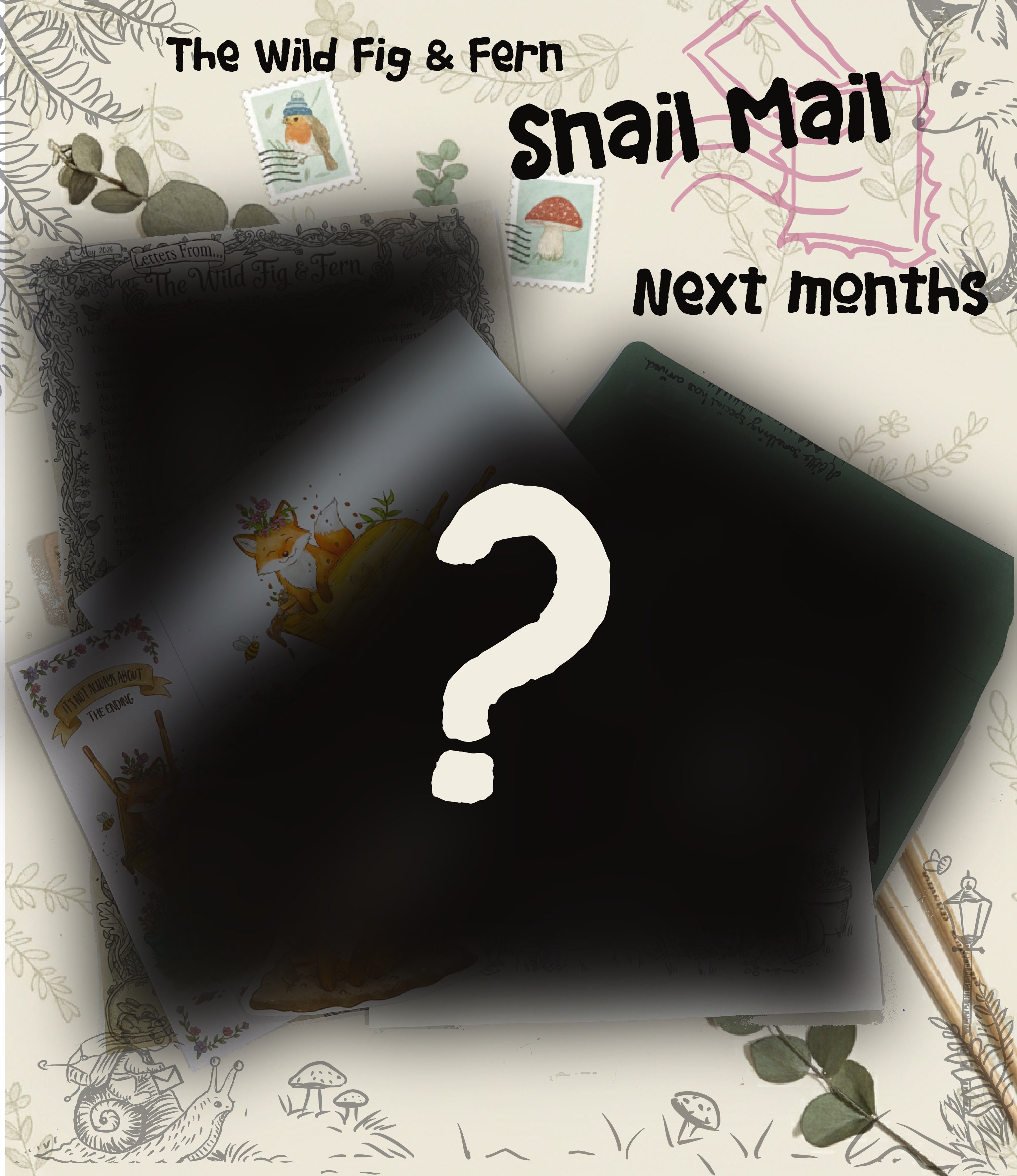 The Wild Fig & Fern Secret Snail Mail 🐌