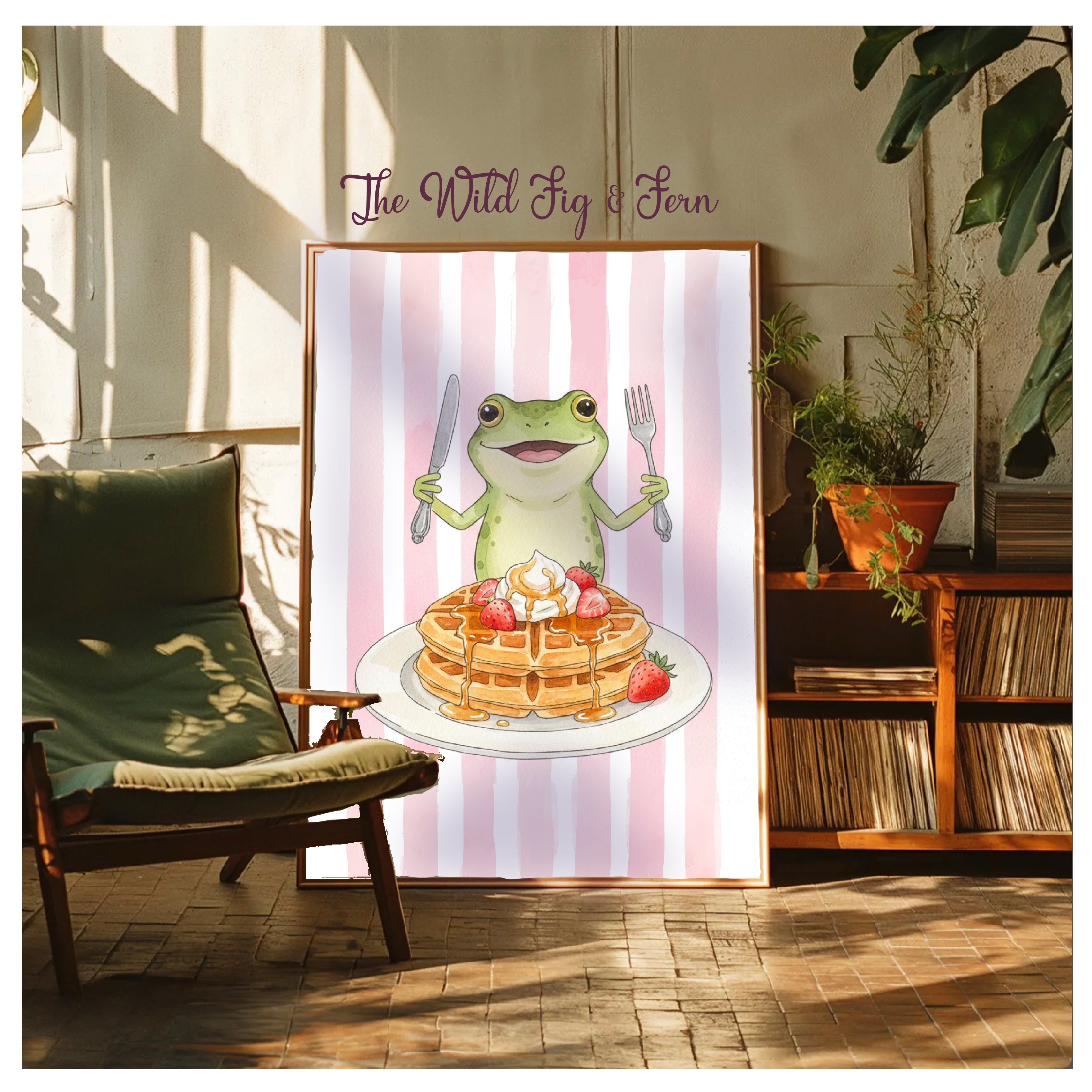 Burts Pancakes, Frog Breakfast