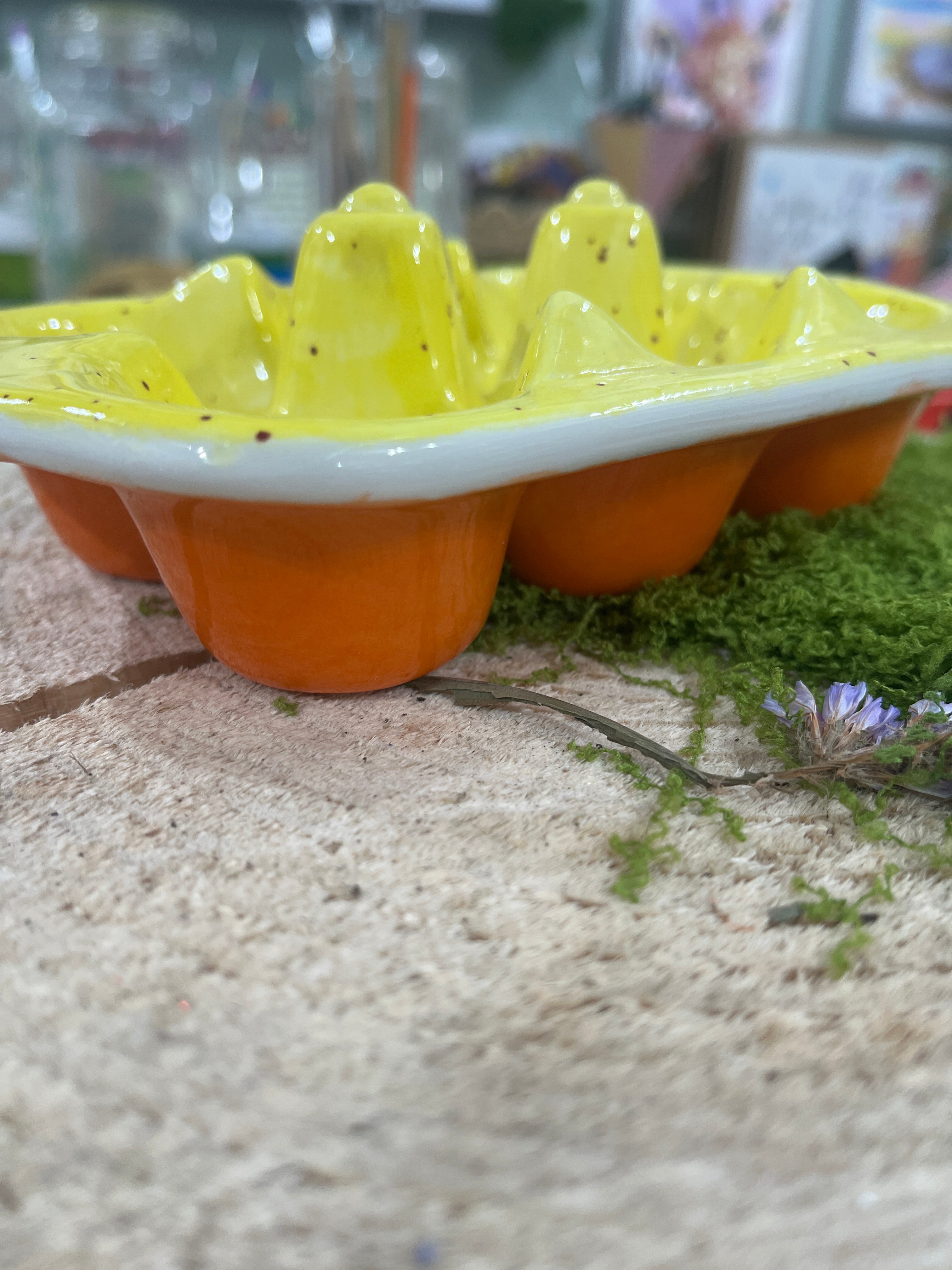 Ceramic Egg Tray-The Wild Fig &amp; Fern