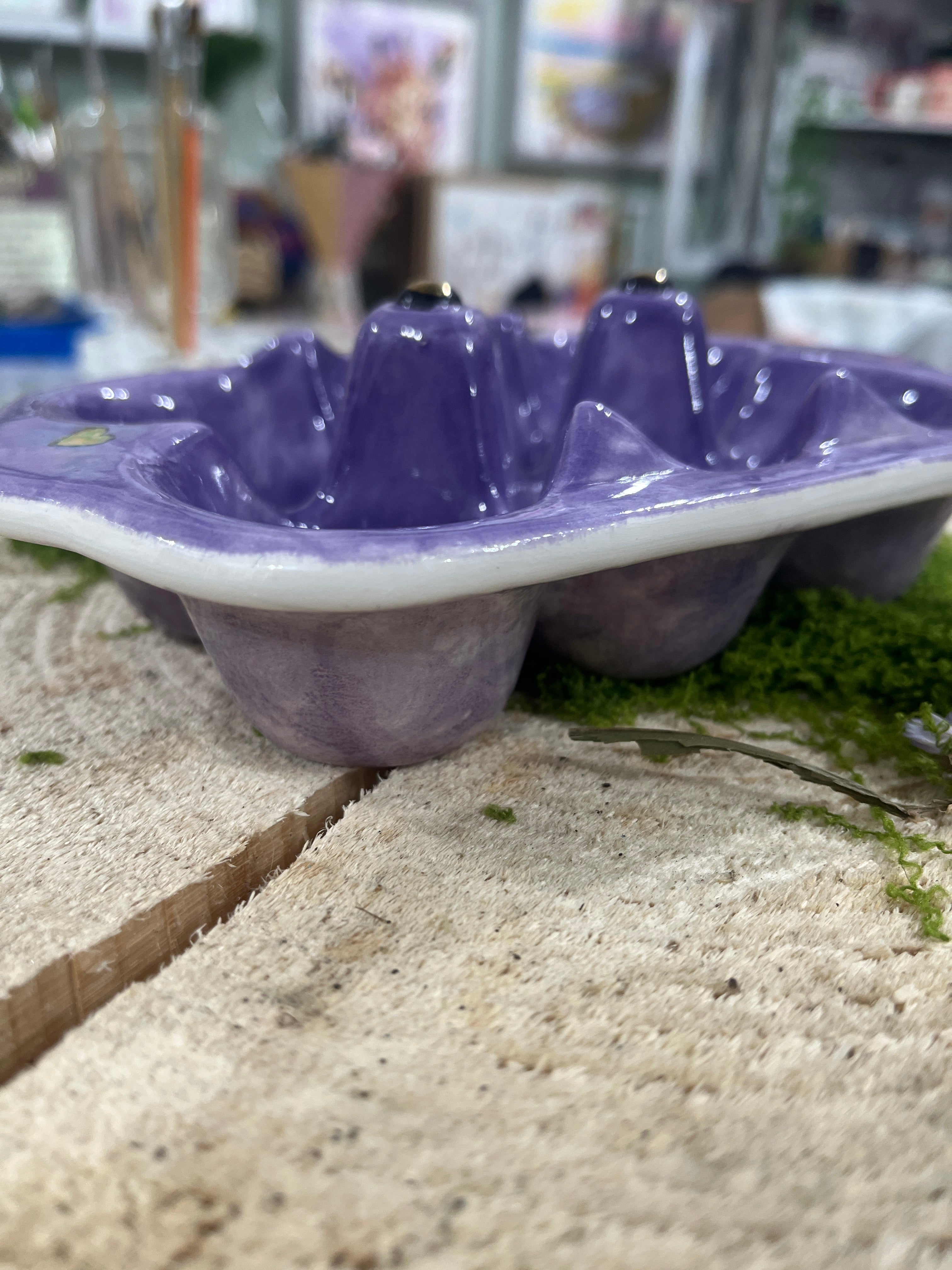 Ceramic Egg Tray-The Wild Fig &amp; Fern