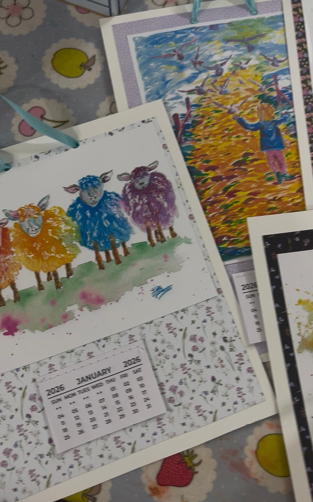 Art Print Calendar by JJ Barrs Art