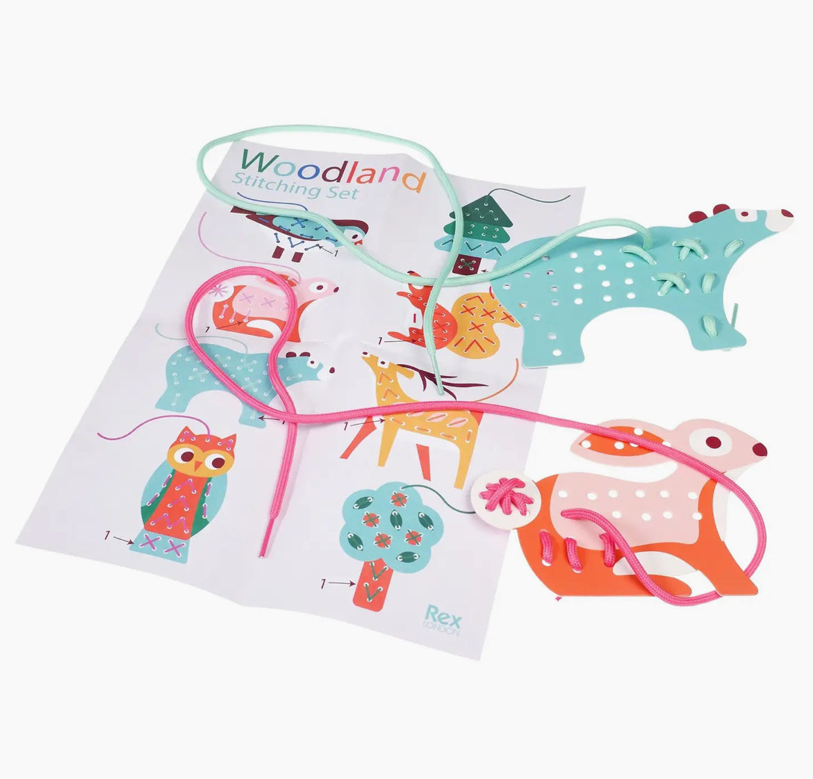 Woodland Animal Stitching Set For Children