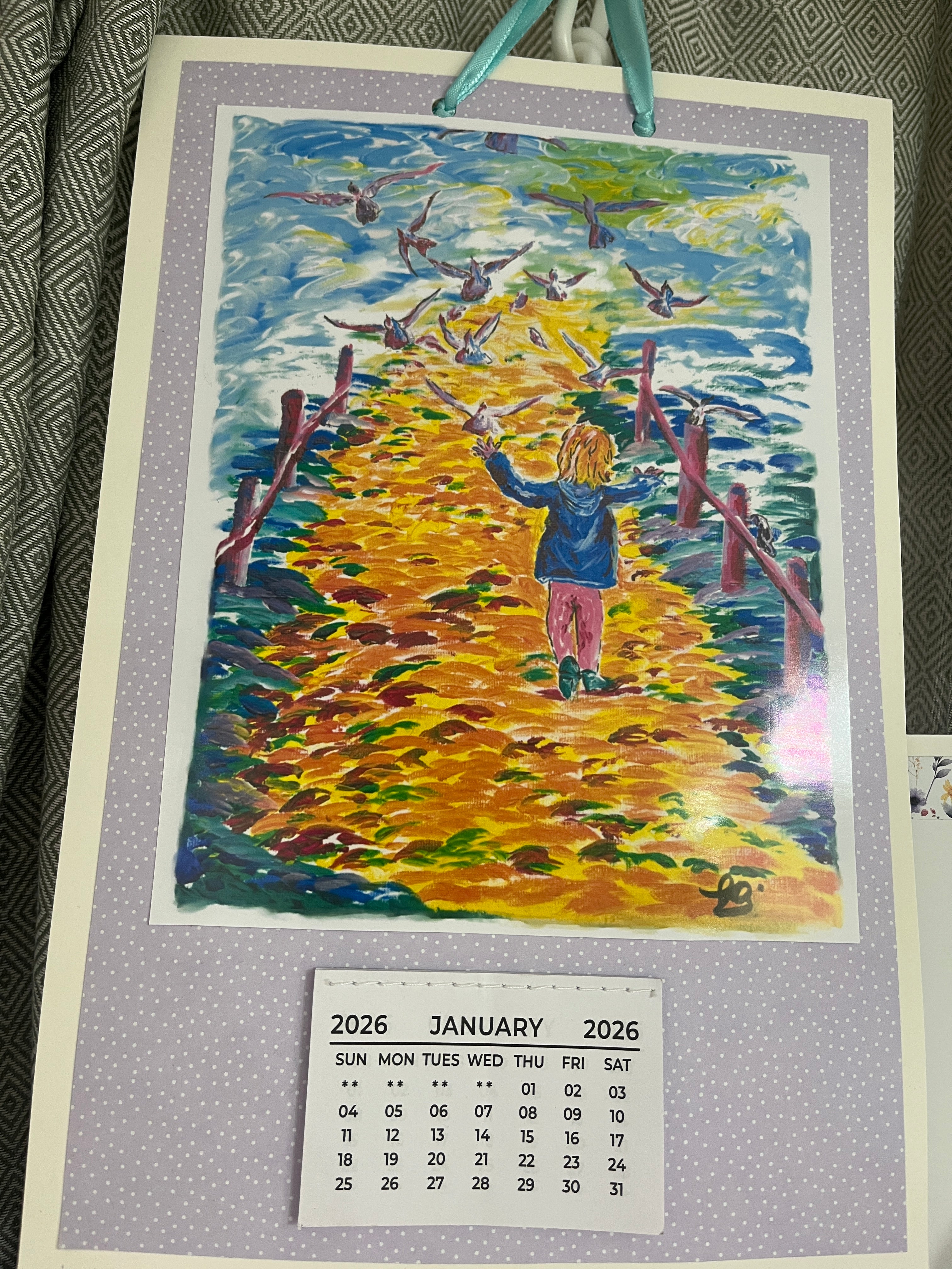 Art Print Calendar by JJ Barrs Art