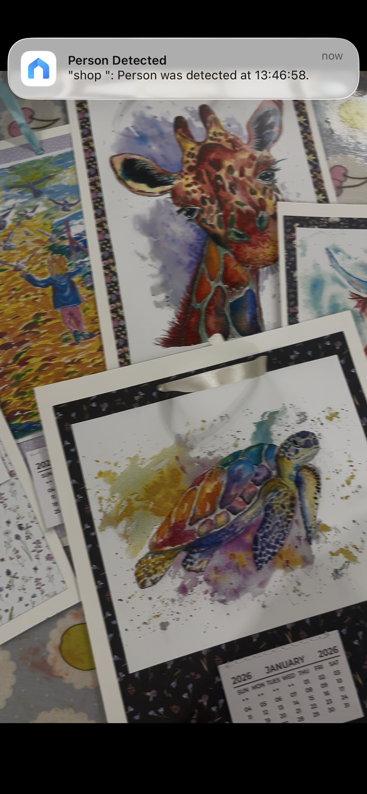 Art Print Calendar by JJ Barrs Art