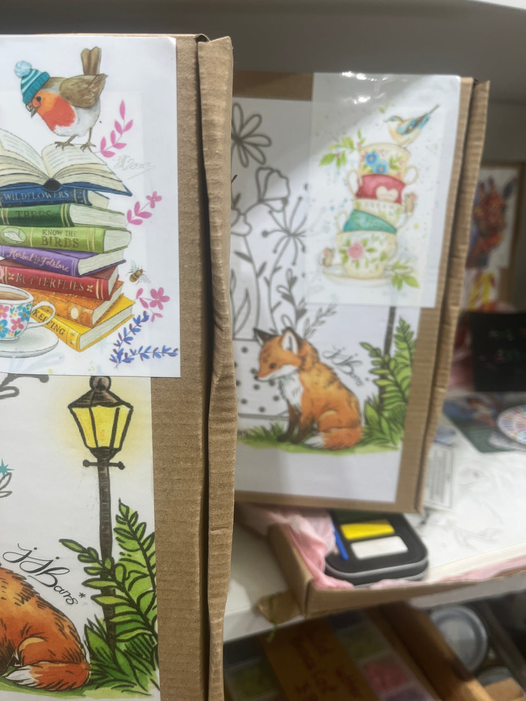 Wellbeing Art Watercolour Painting Pack choice of animal
