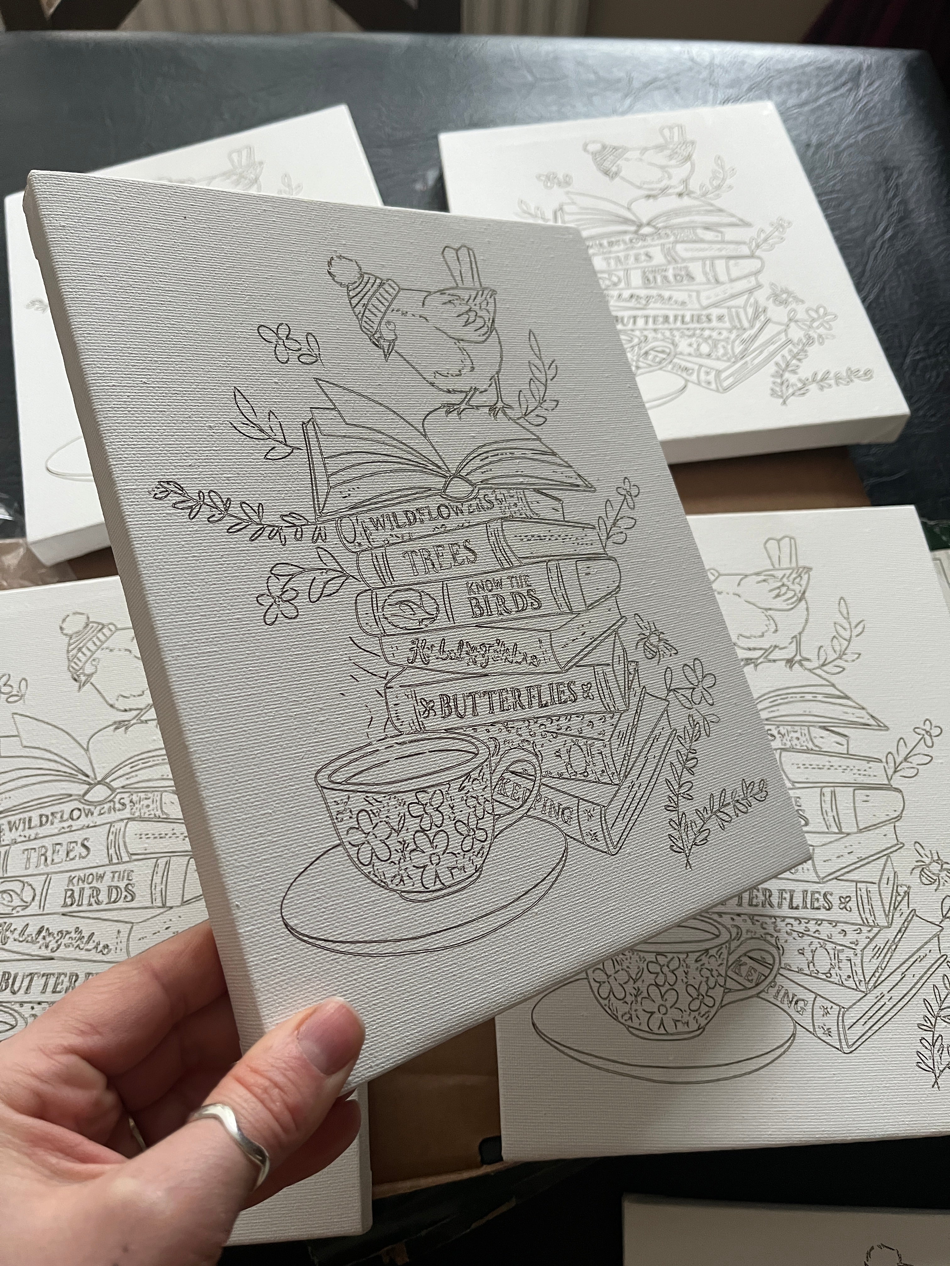 February 20th Sip & Paint Morning-The Wild Fig &amp; Fern acrylic painting session the wild fig and fern market harborough, oakham, rutland, leicestershire