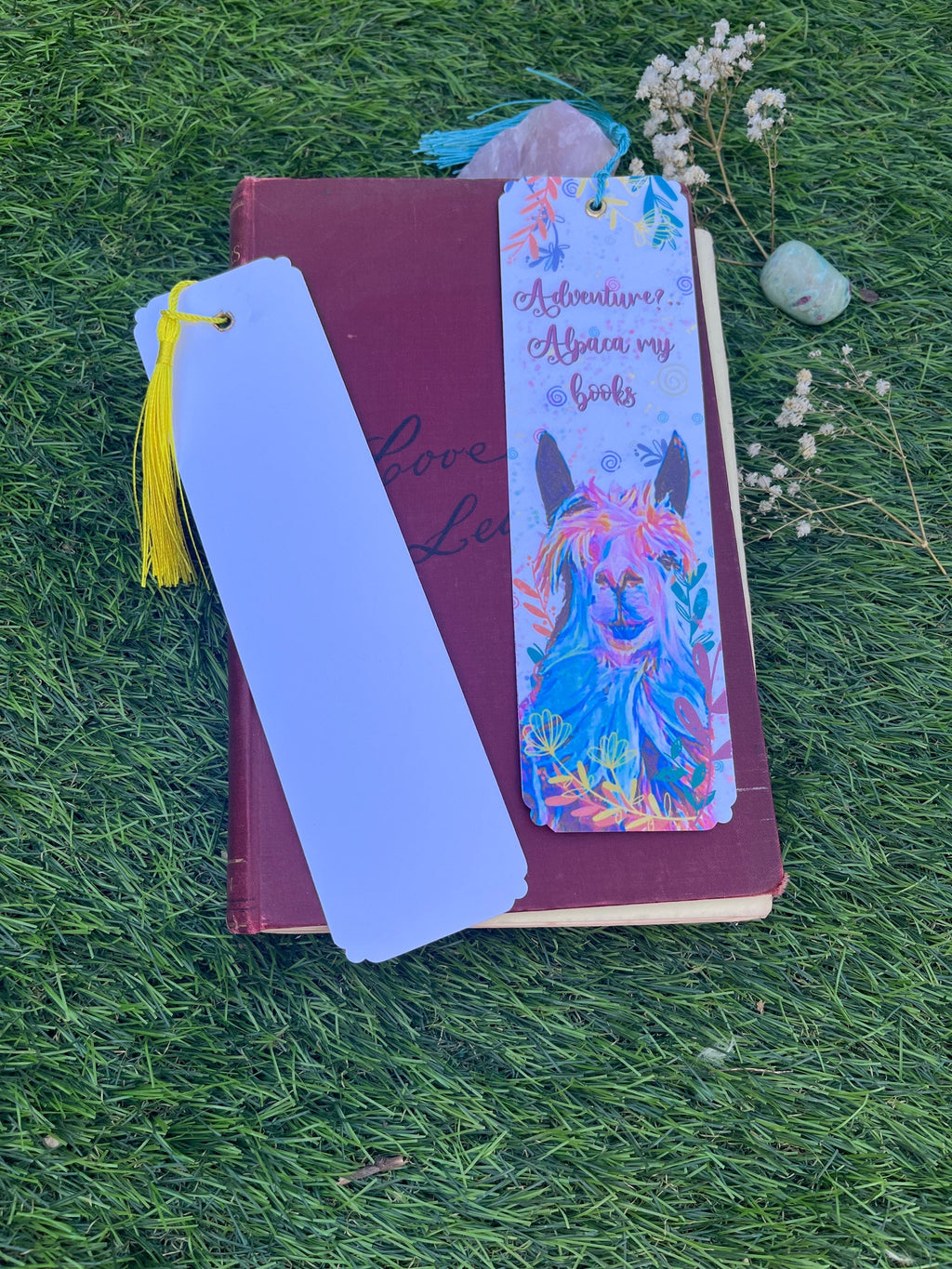 Alpaca Bookmark, Handmade-The Wild Fig &amp; Fern