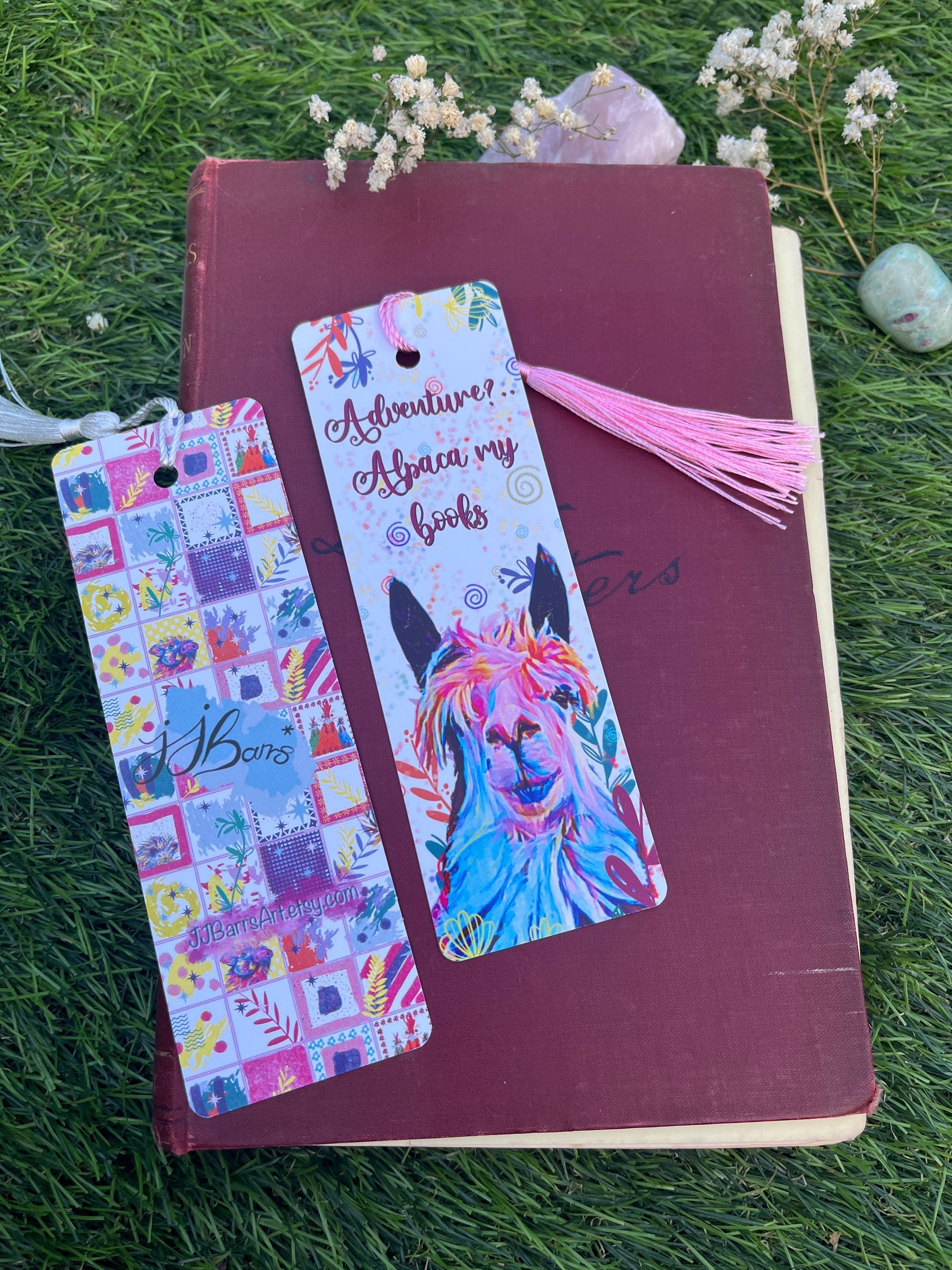 Alpaca My Books Bookmark,-The Wild Fig &amp; Fern