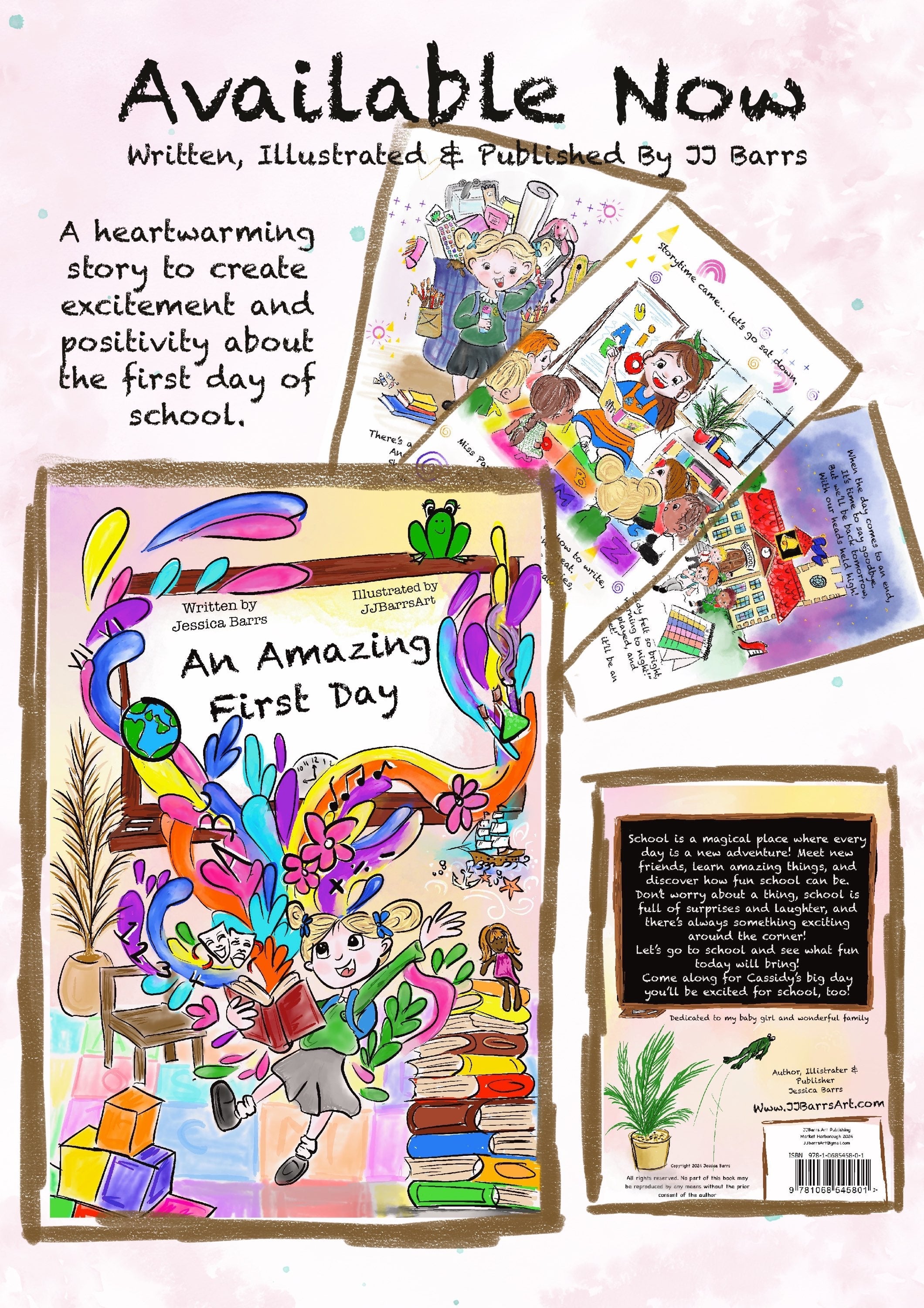 An Amazing First Day Book For School Aged Children signed copy-The Wild Fig &amp; Fern