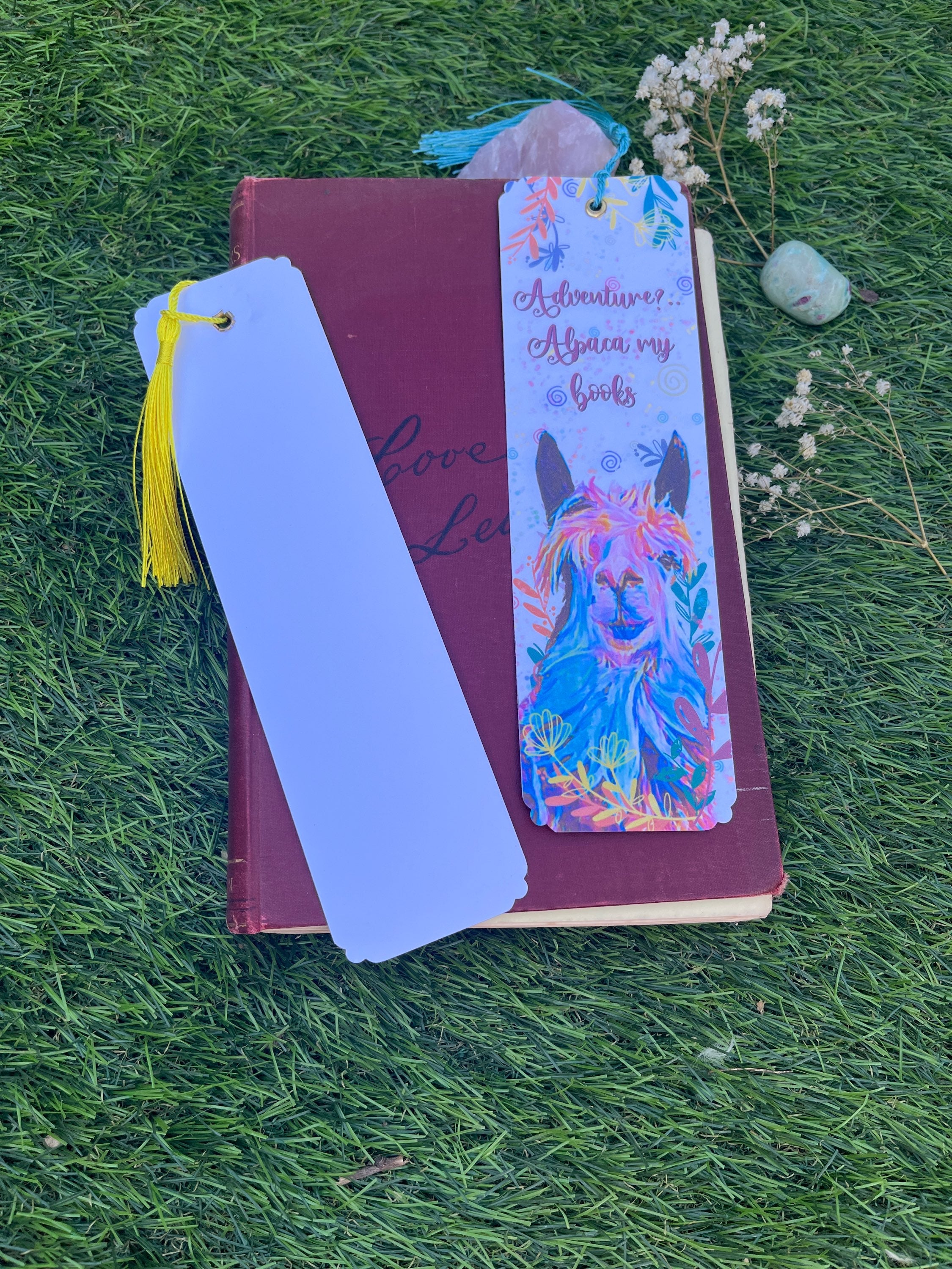 Alpaca Bookmark, Handmade image 2
