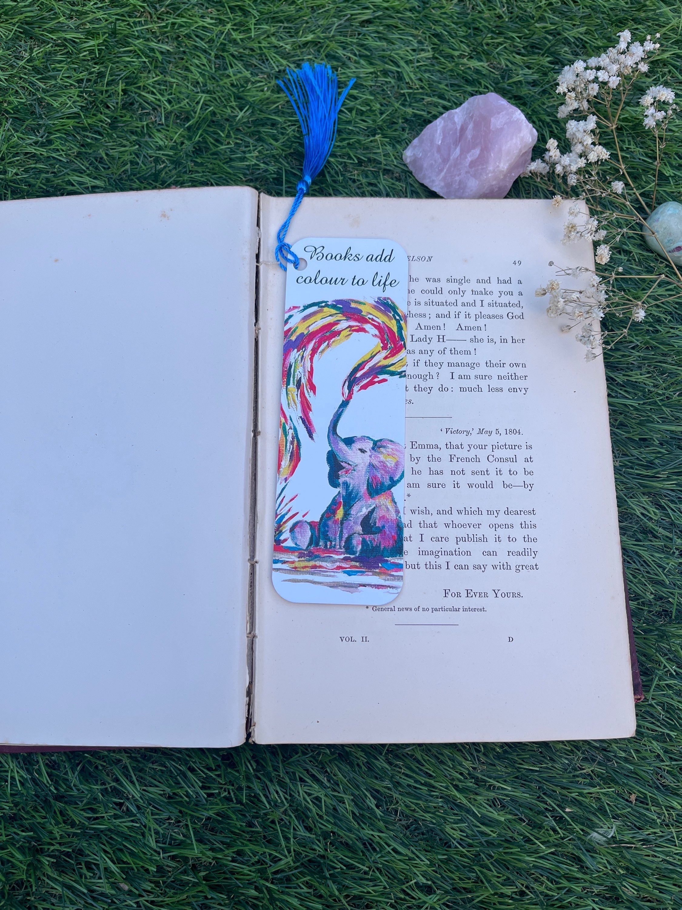 Baby Elephant Bookmark,-The Wild Fig &amp; Fern