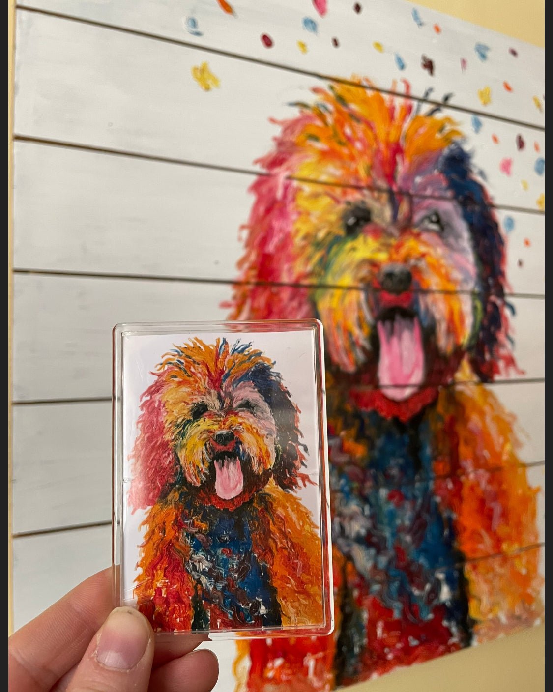 Cockapoo, Goldendoodle, Magnet Print-The Wild Fig &amp; Fern