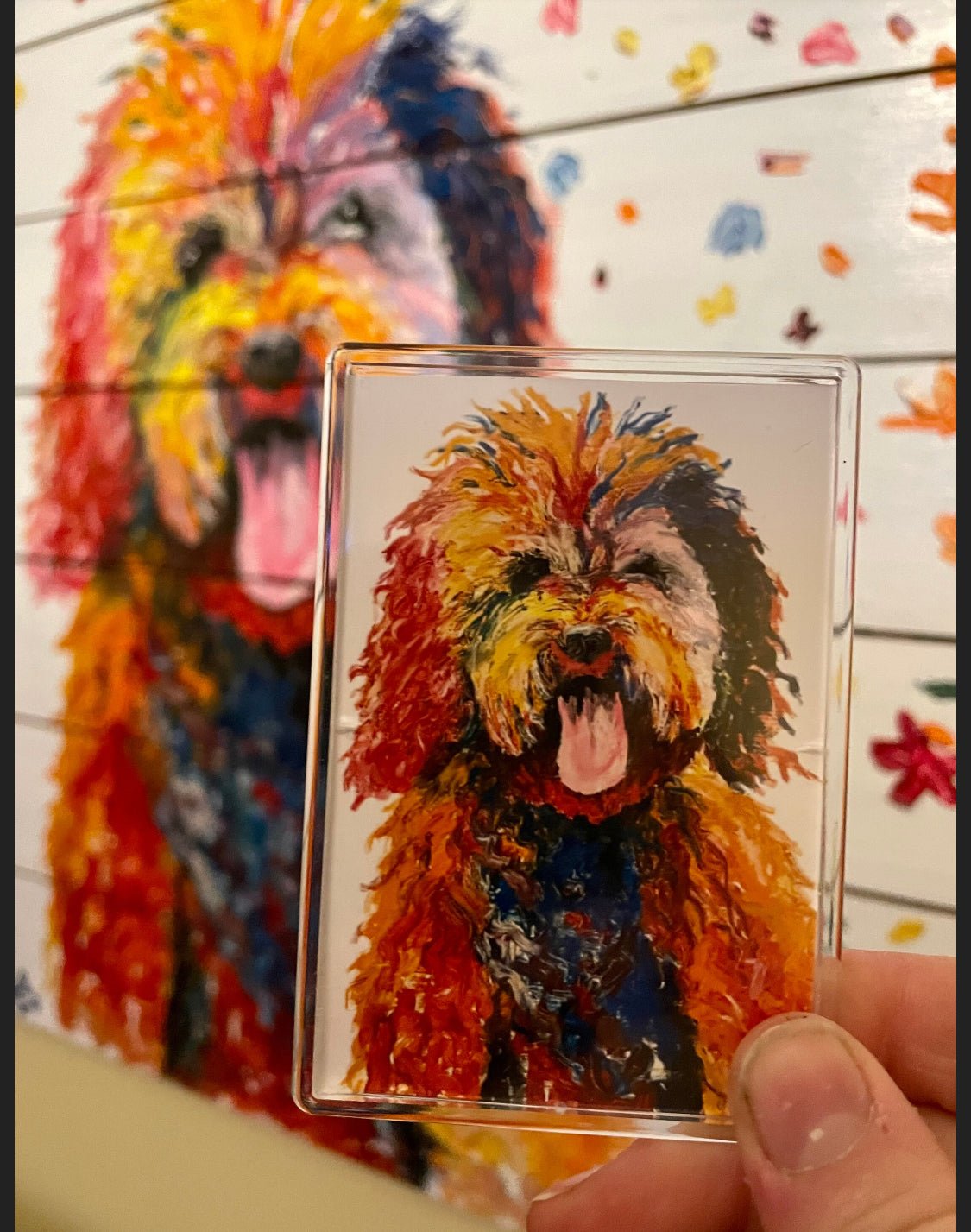Cockapoo, Goldendoodle, Magnet Print-The Wild Fig &amp; Fern