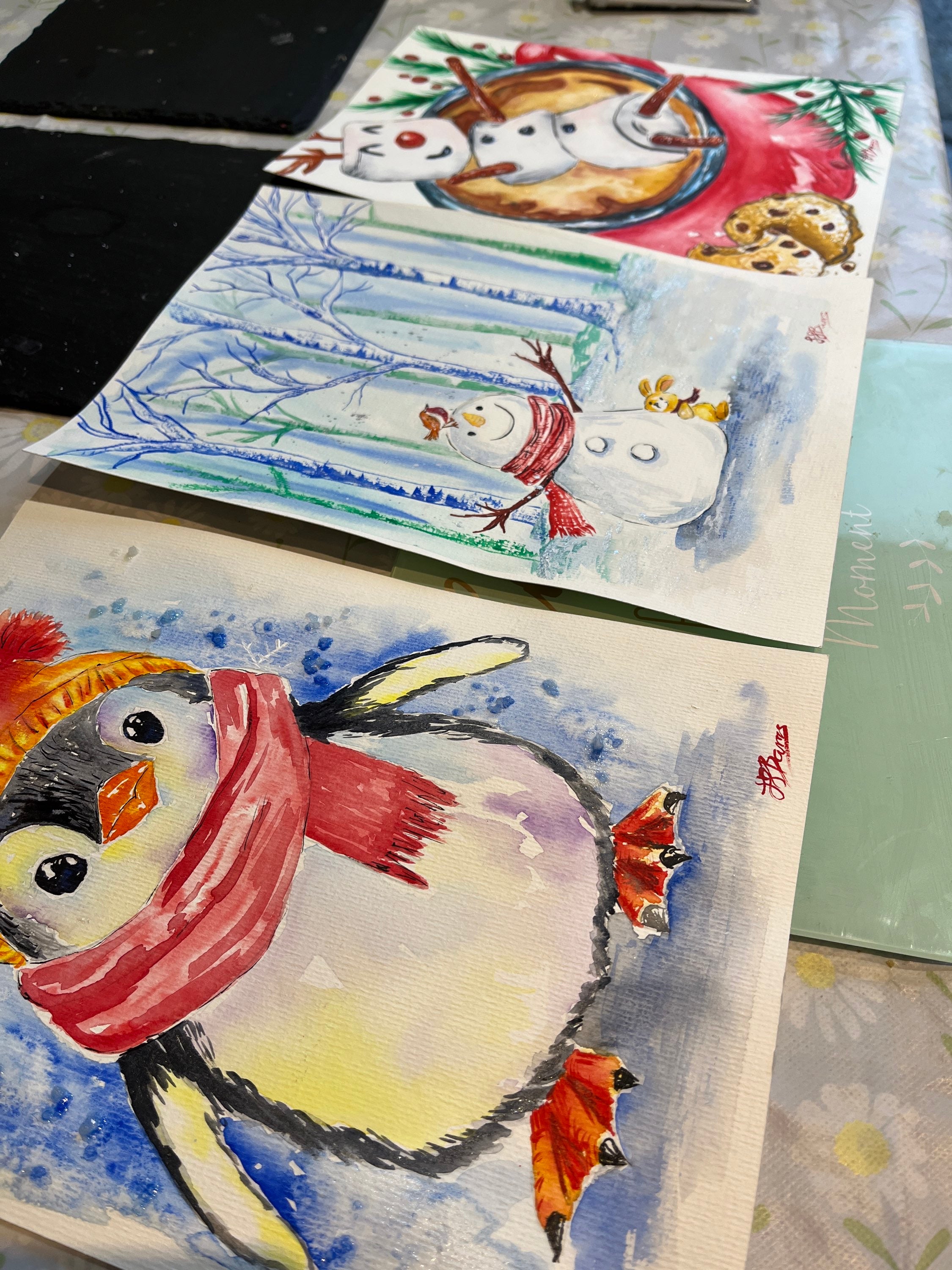 Wellbeing Art Watercolour Painting Pack choice of animal  image 7