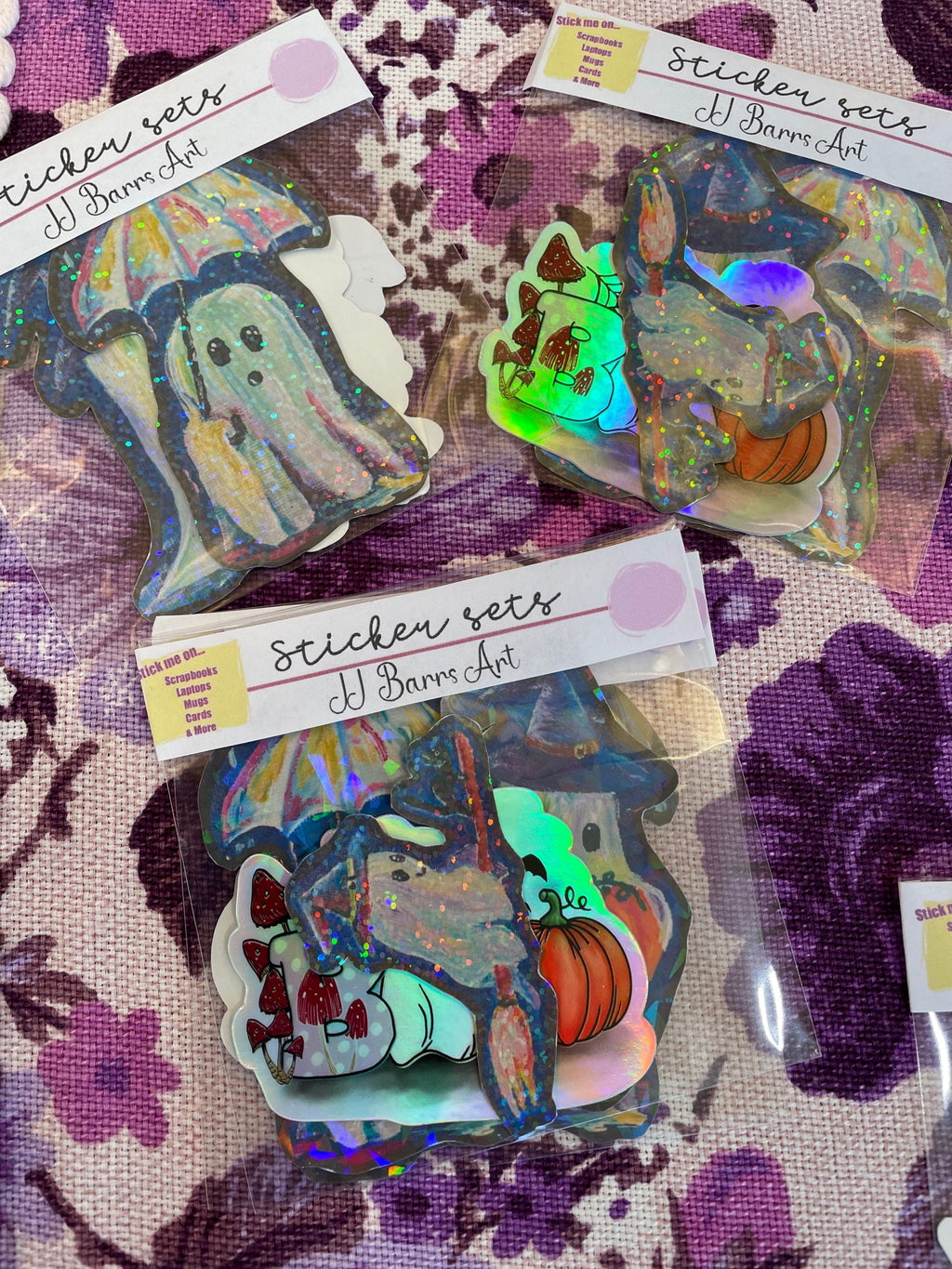Ghosty Sticker Packs-The Wild Fig &amp; Fern