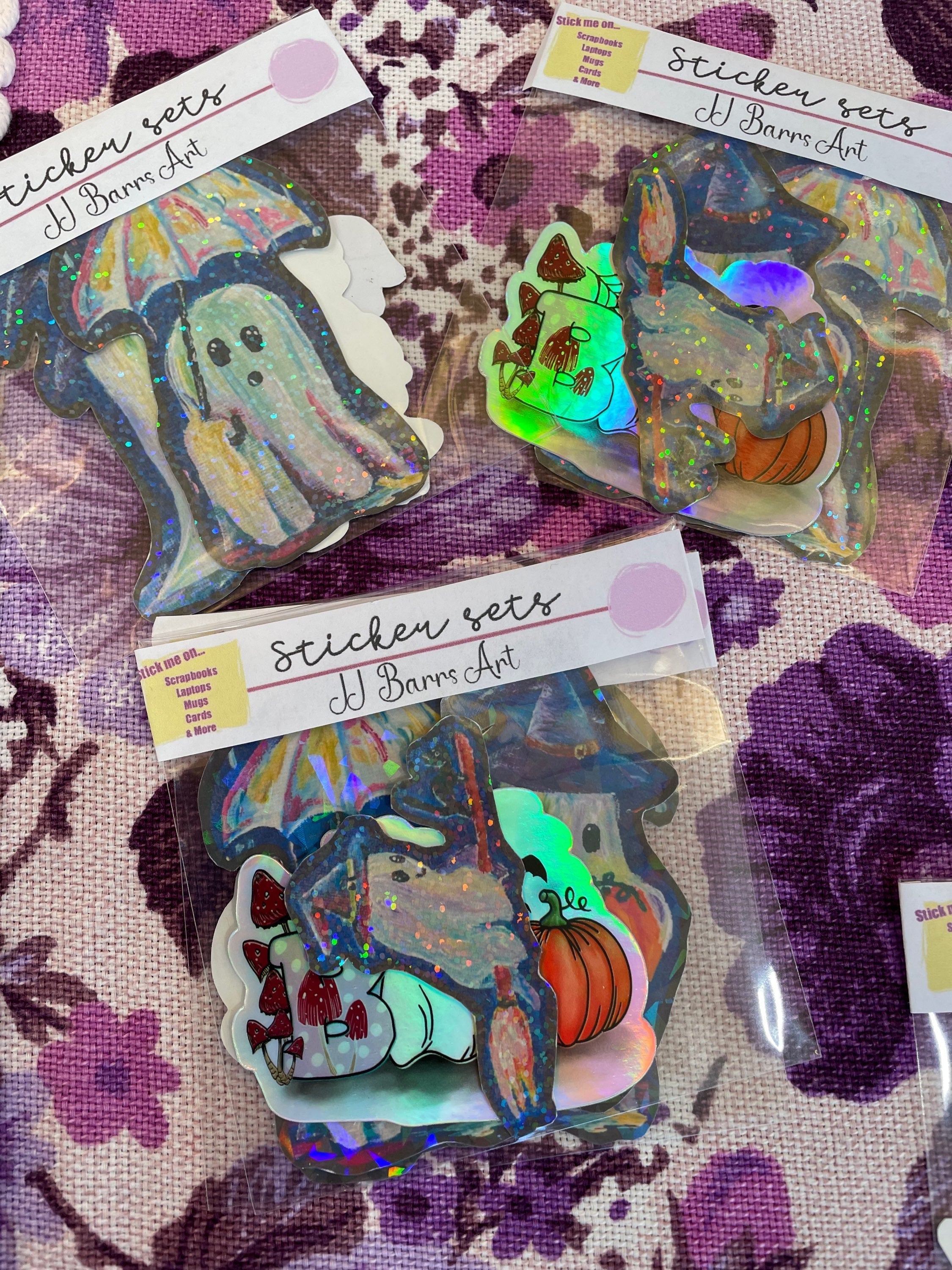 Ghosty Sticker Packs-The Wild Fig &amp; Fern