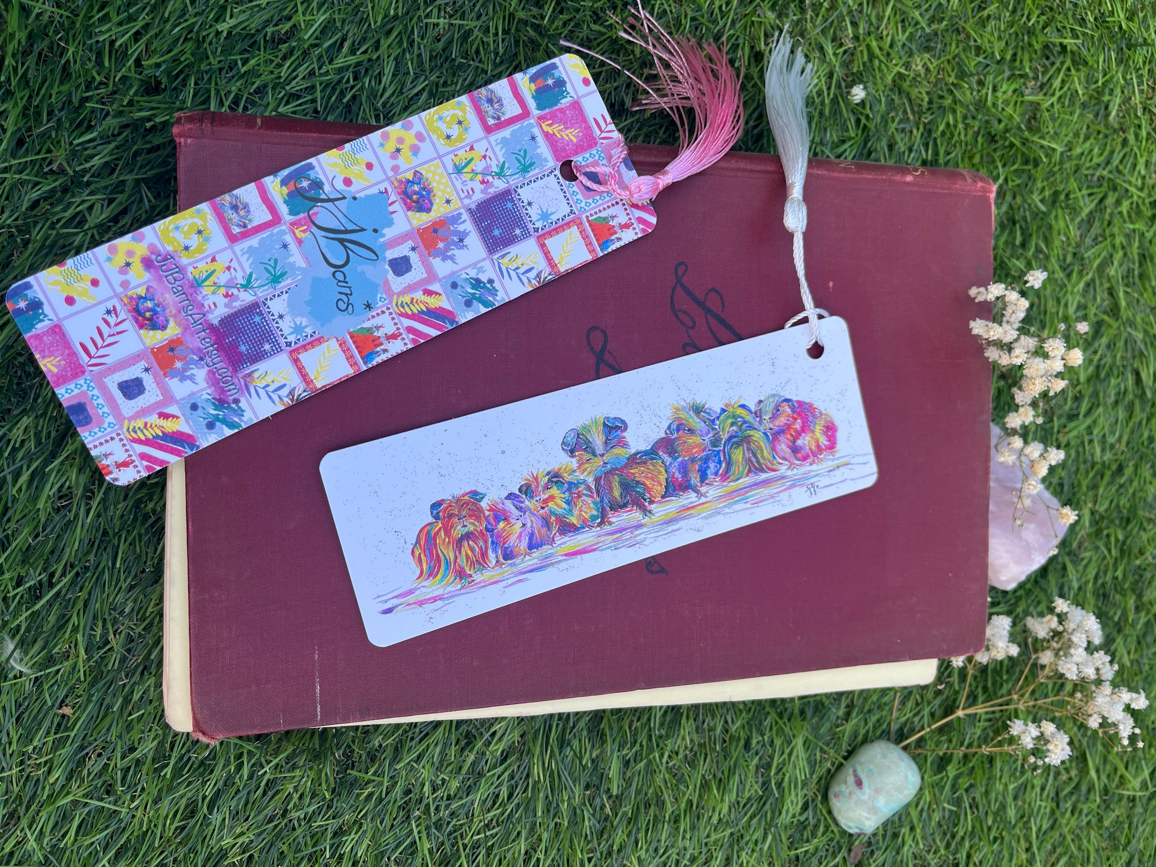 Guinea pig line up Bookmark,-The Wild Fig &amp; Fern