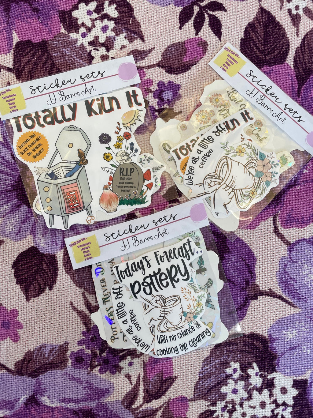 Pottery Jokes Sticker Pack-The Wild Fig &amp; Fern