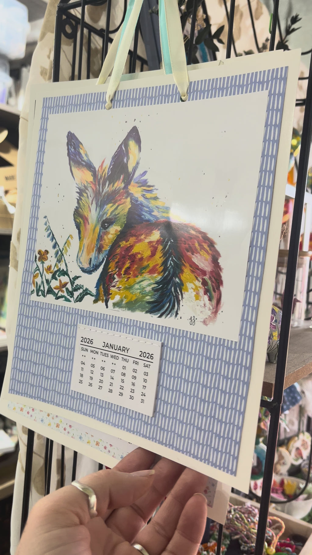 Art Print Calendar by JJ Barrs Art