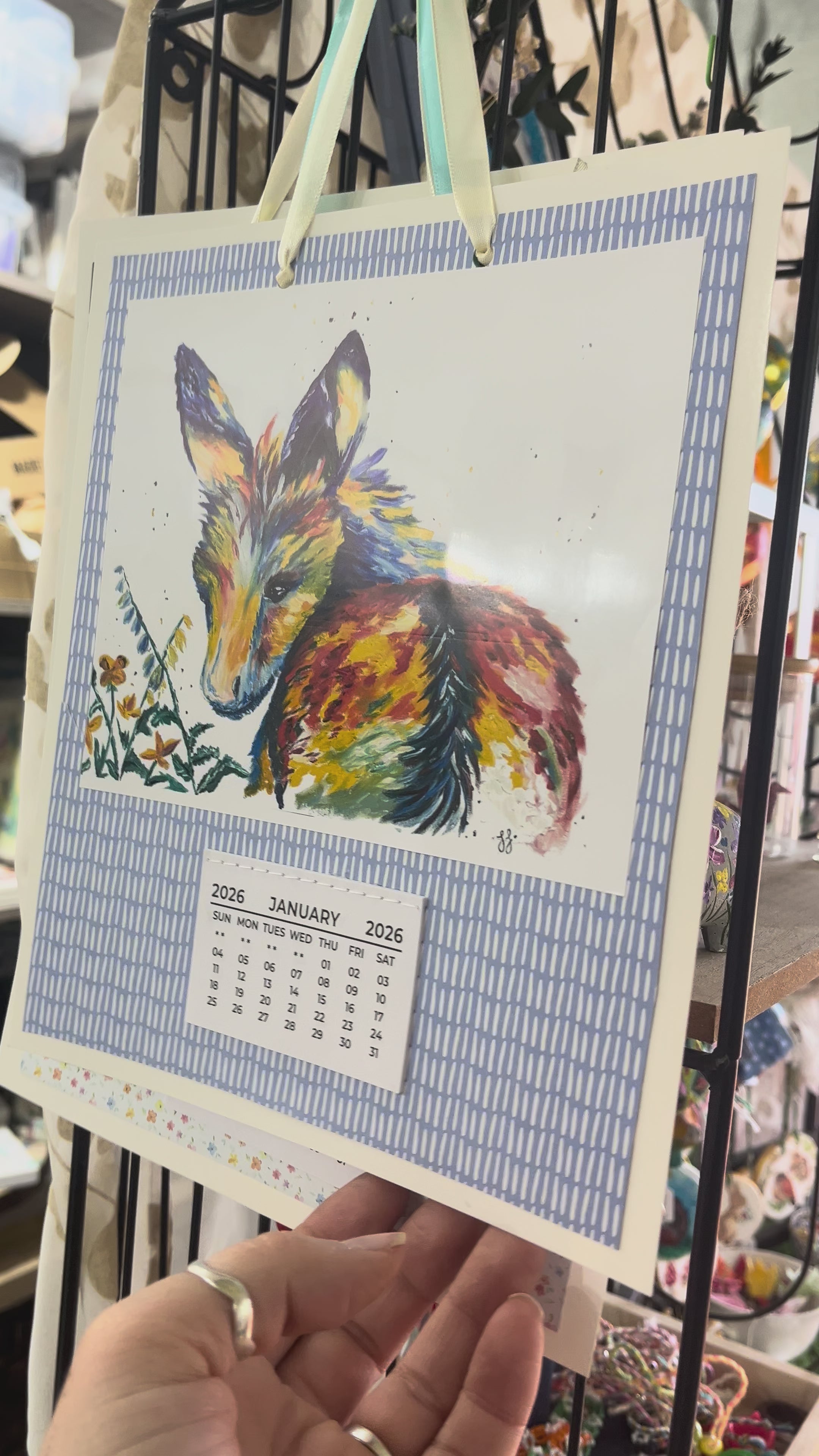 Art Print Calendar by JJ Barrs Art