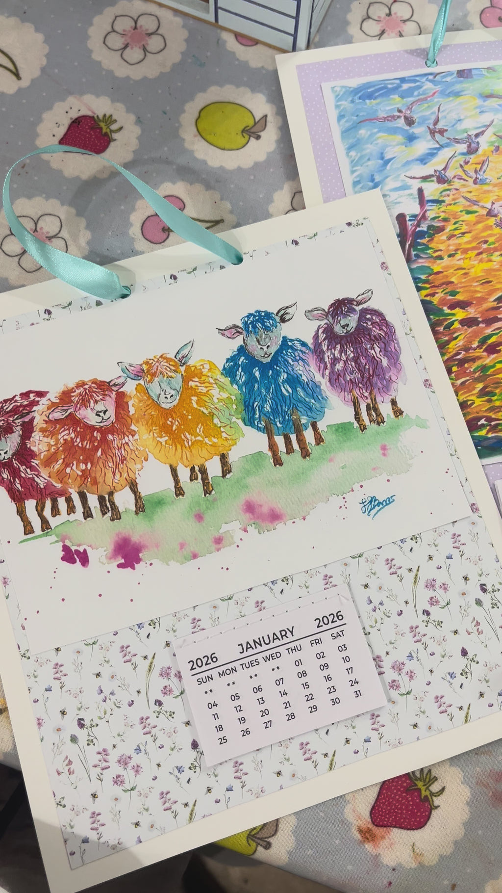 Art Print Calendar by JJ Barrs Art