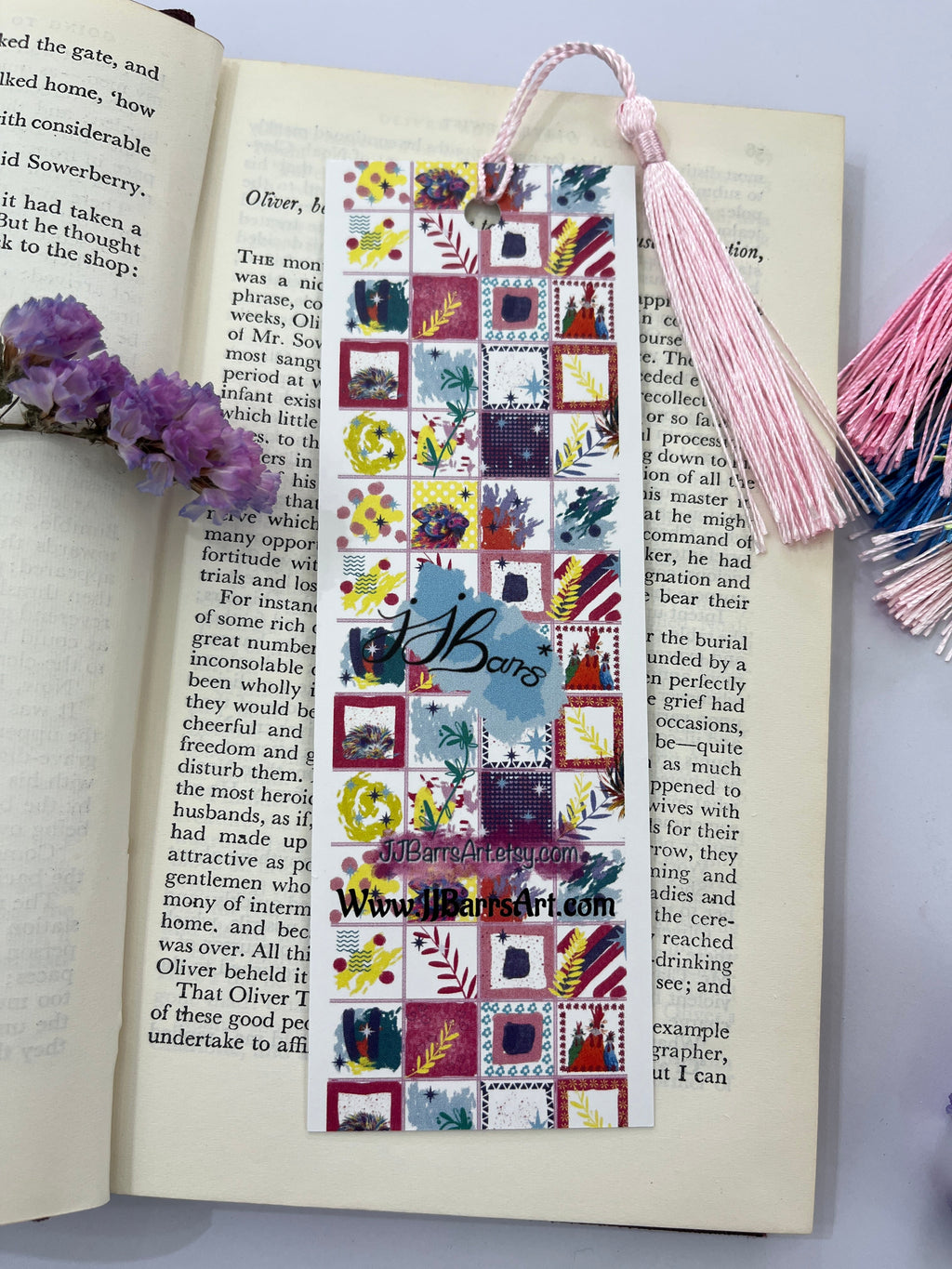 Puffin bookmark, puffin up on good books. Art Unique Bookmark-The Wild Fig &amp; Fern