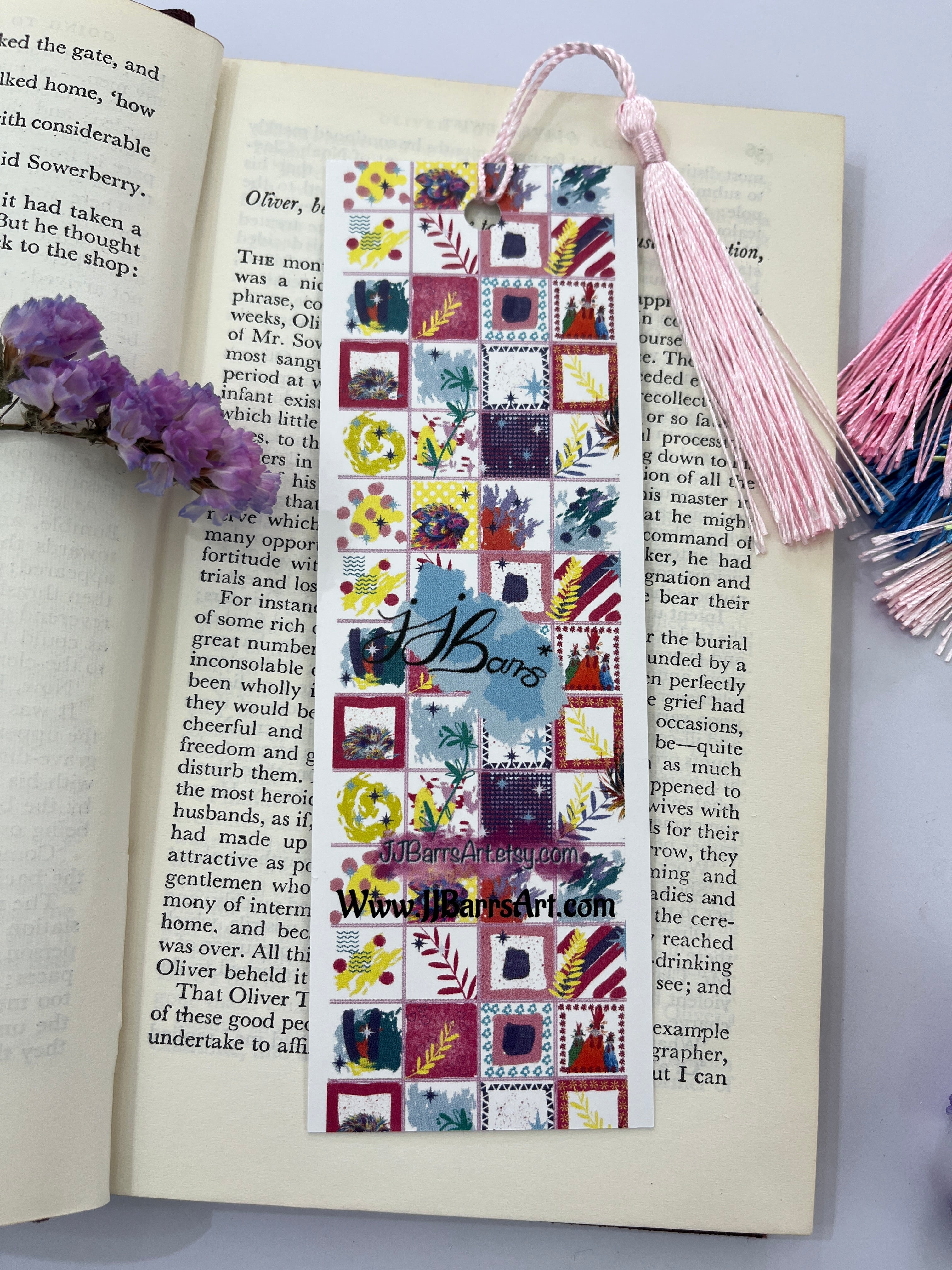 Puffin bookmark, puffin up on good books. Art Unique Bookmark-The Wild Fig &amp; Fern