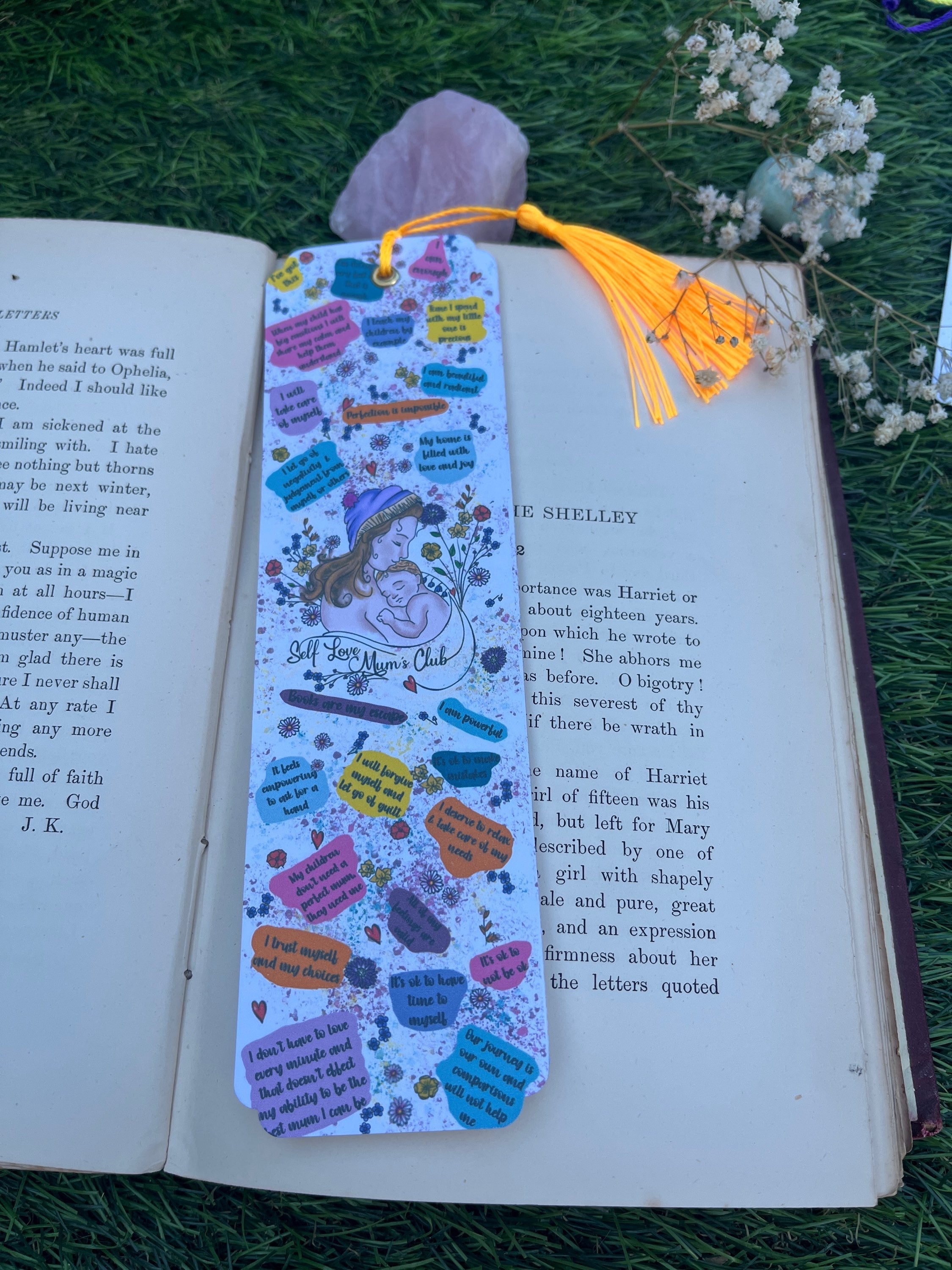 Self Love Mums Club Bookmark-The Wild Fig &amp; Fern