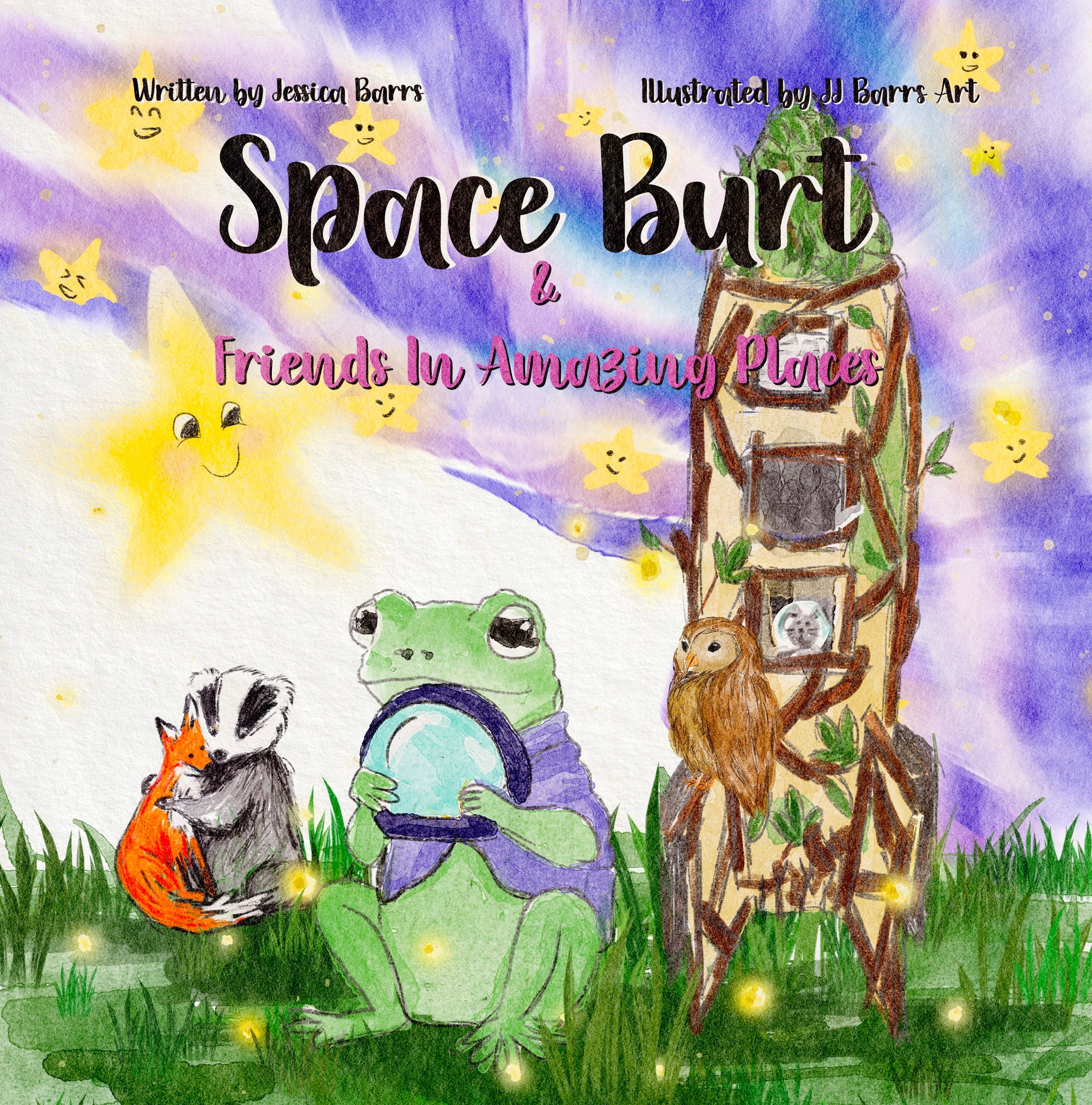 Space Burt & Friends In Amazing Places signed copy-The Wild Fig &amp; Fern
