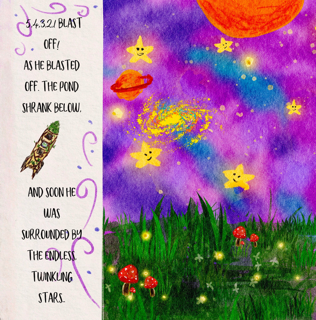 Space Burt & Friends In Amazing Places signed copy-The Wild Fig &amp; Fern