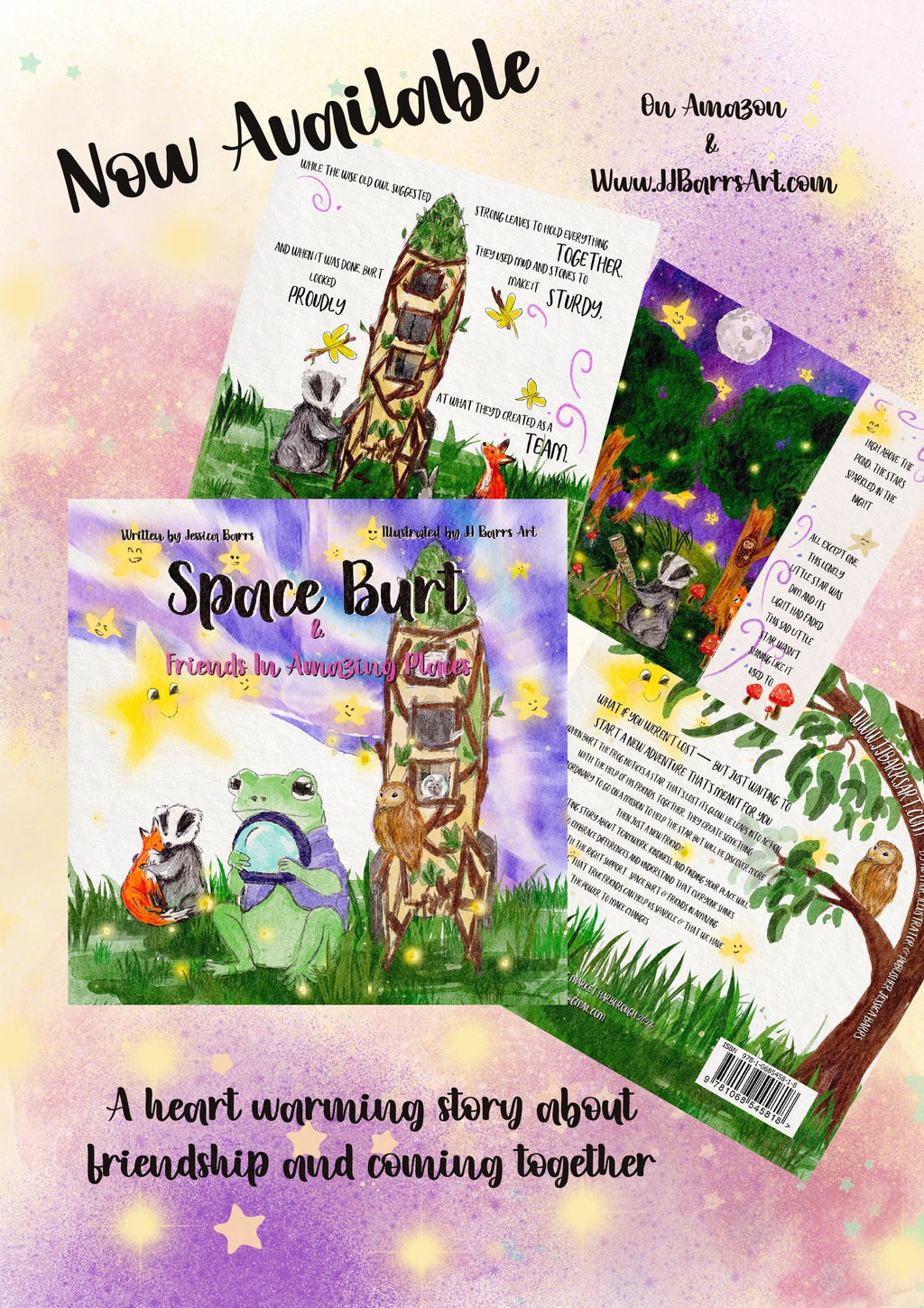Space Burt & Friends In Amazing Places signed copy-The Wild Fig &amp; Fern