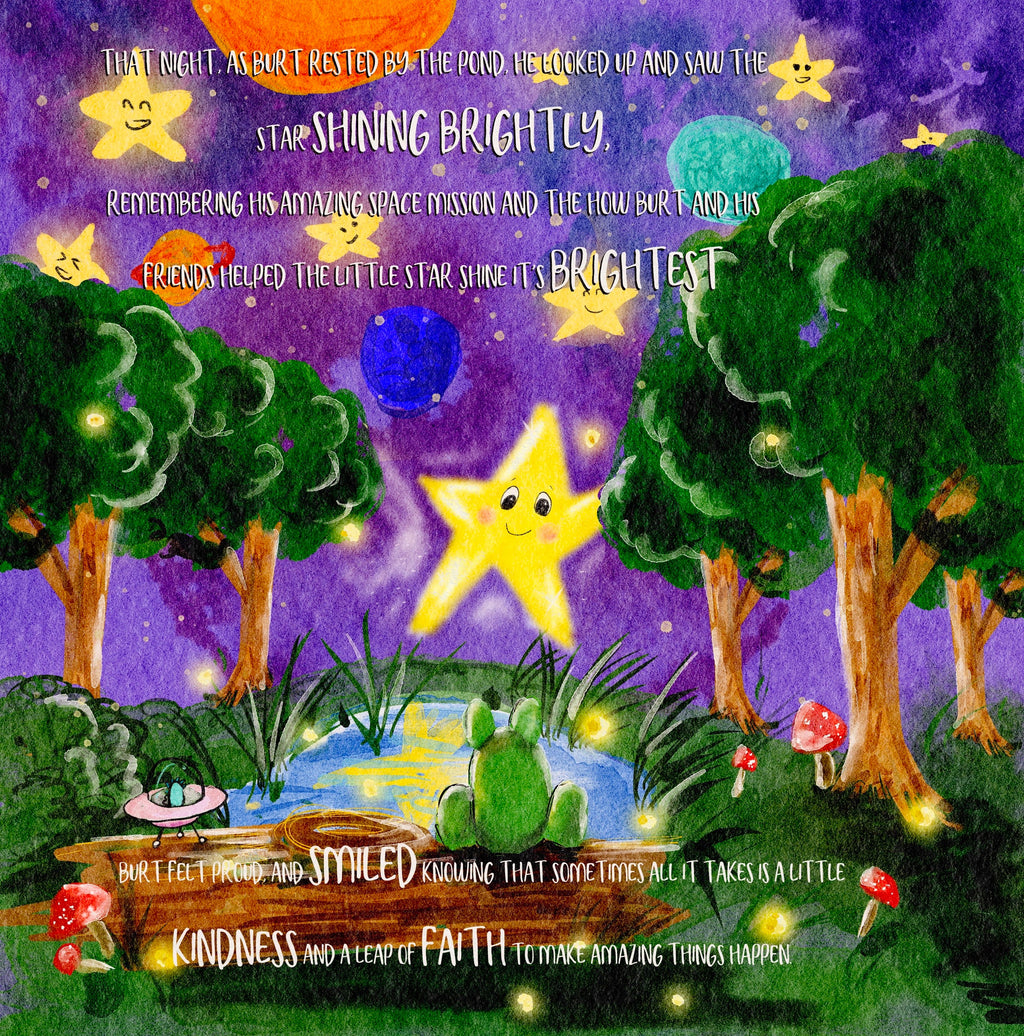 Space Burt & Friends In Amazing Places signed copy-The Wild Fig &amp; Fern