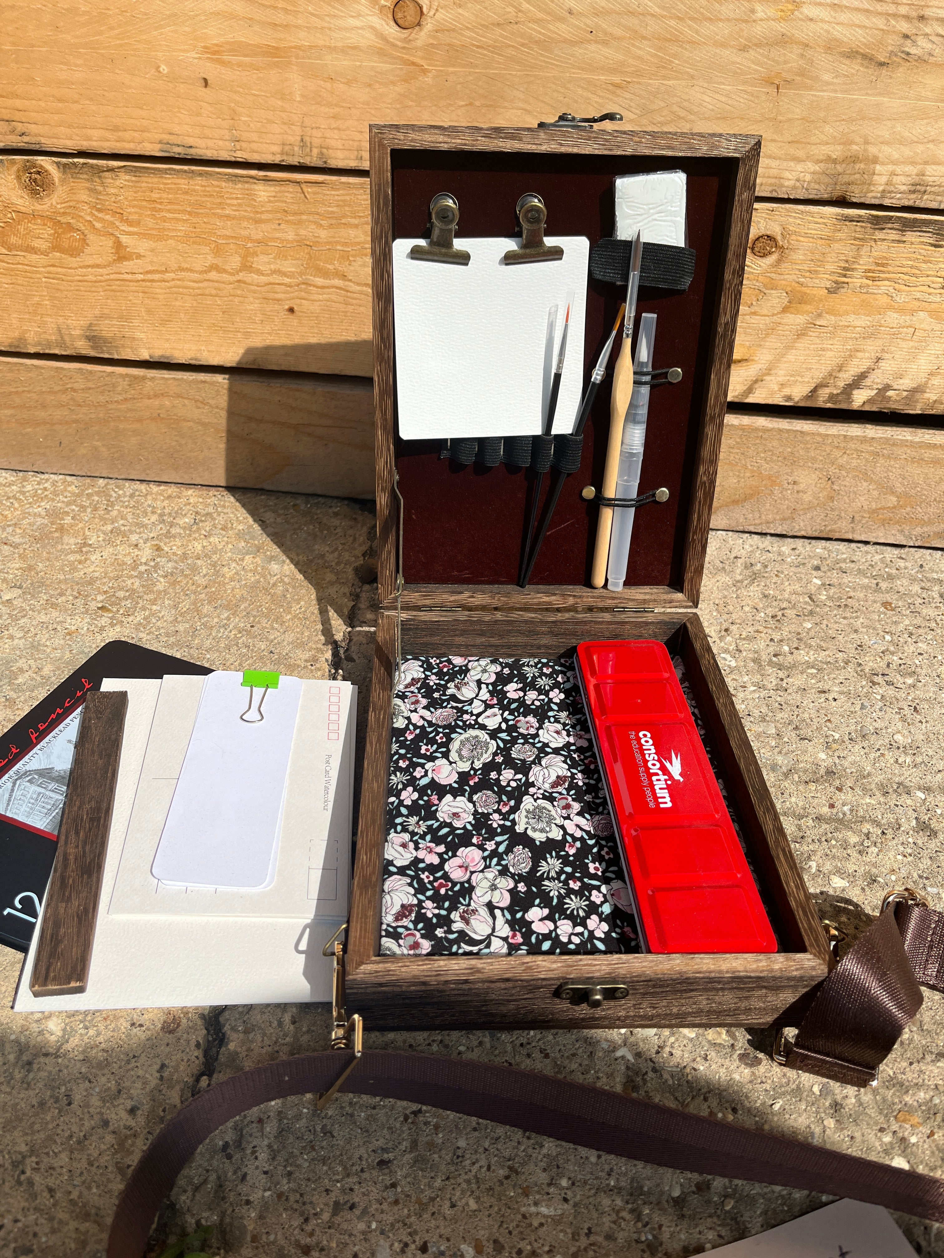 Travel Art Set, Watercolour & Sketch Anywhere-The Wild Fig &amp; Fern