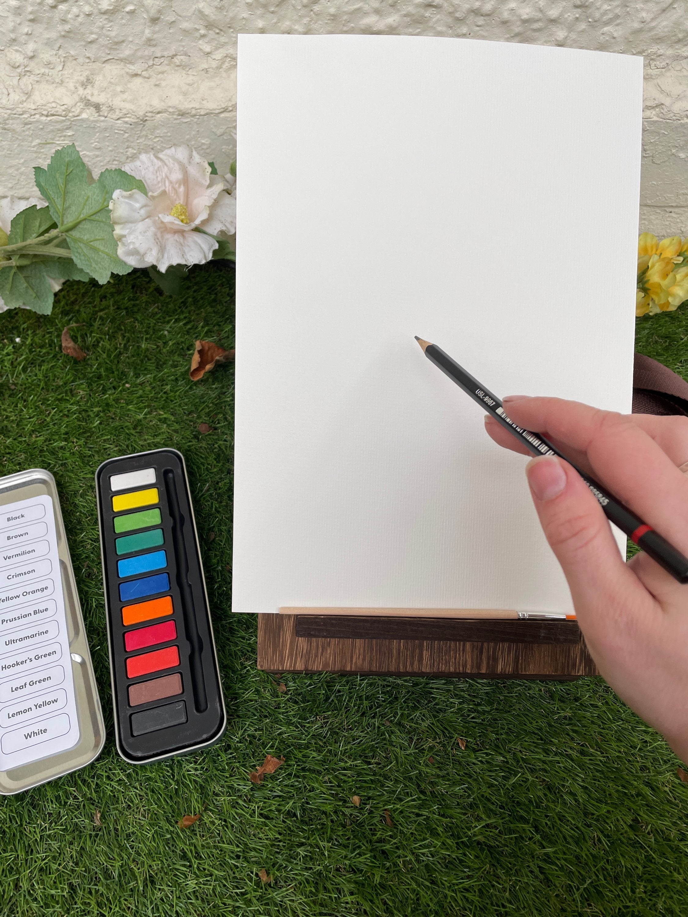Travel Art Set, Watercolour & Sketch Anywhere-The Wild Fig &amp; Fern