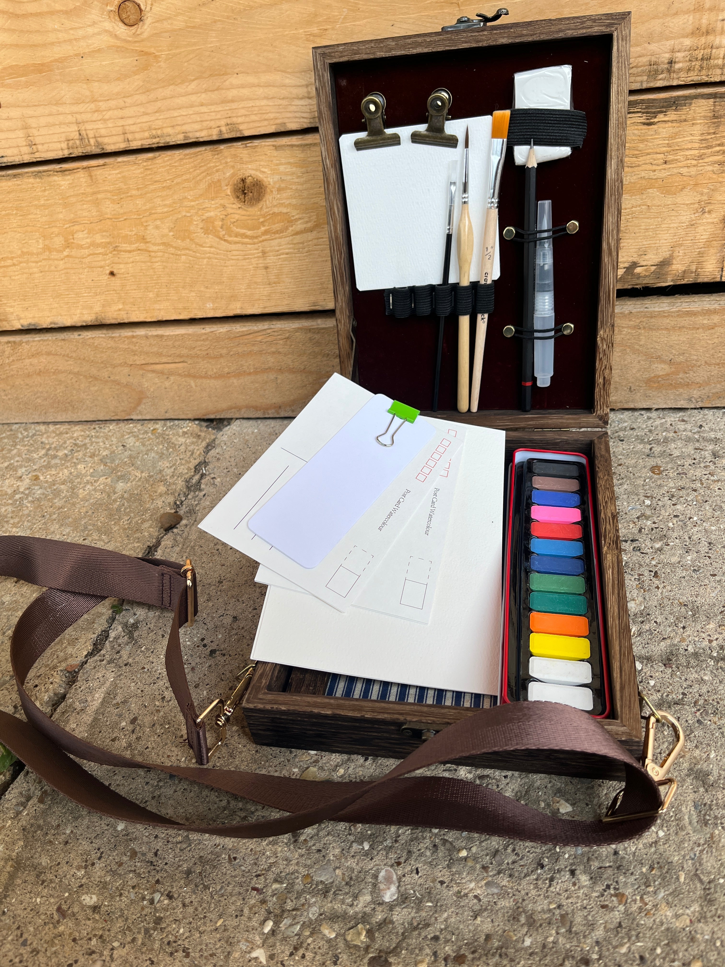 Travel Art Set, Watercolour & Sketch Anywhere-The Wild Fig &amp; Fern