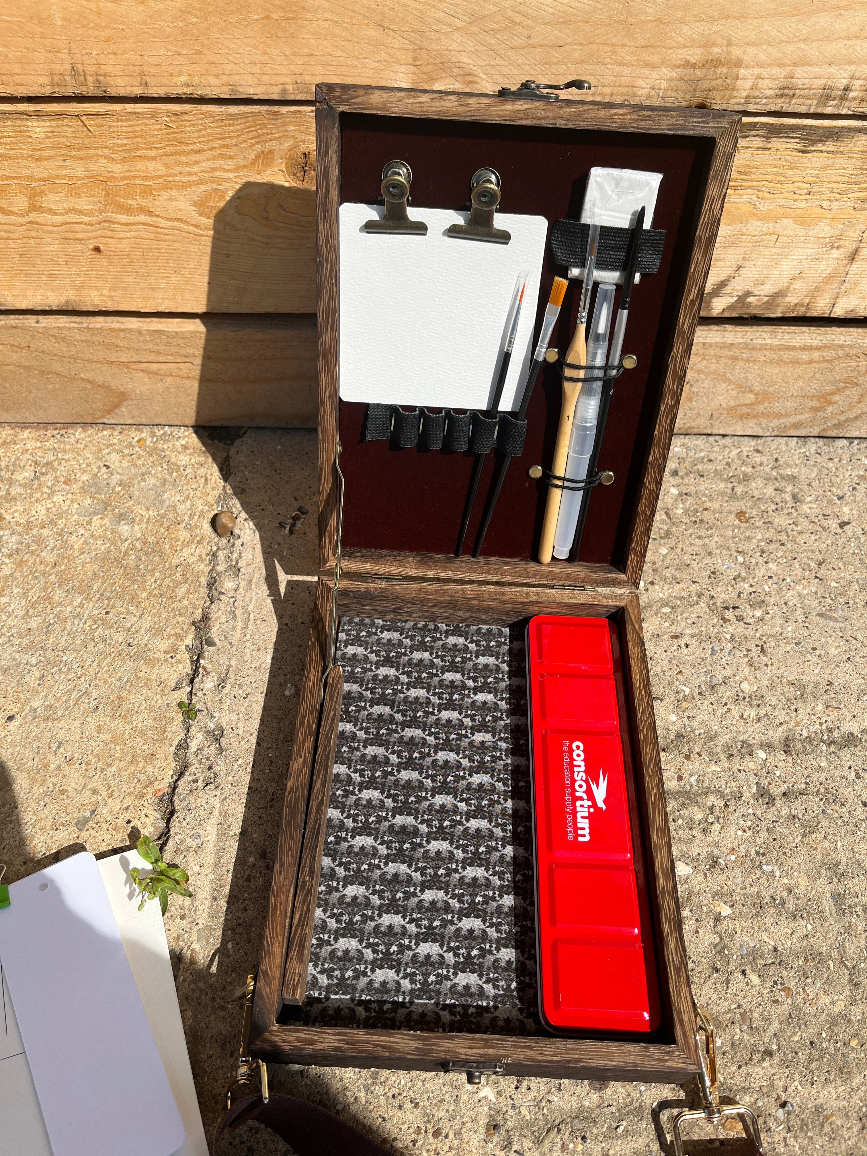 Travel Art Set, Watercolour & Sketch Anywhere-The Wild Fig &amp; Fern