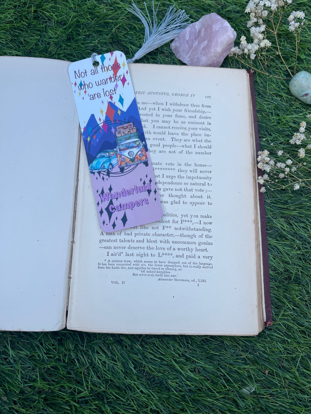 Wanderlust Campers Bookmark,-The Wild Fig &amp; Fern