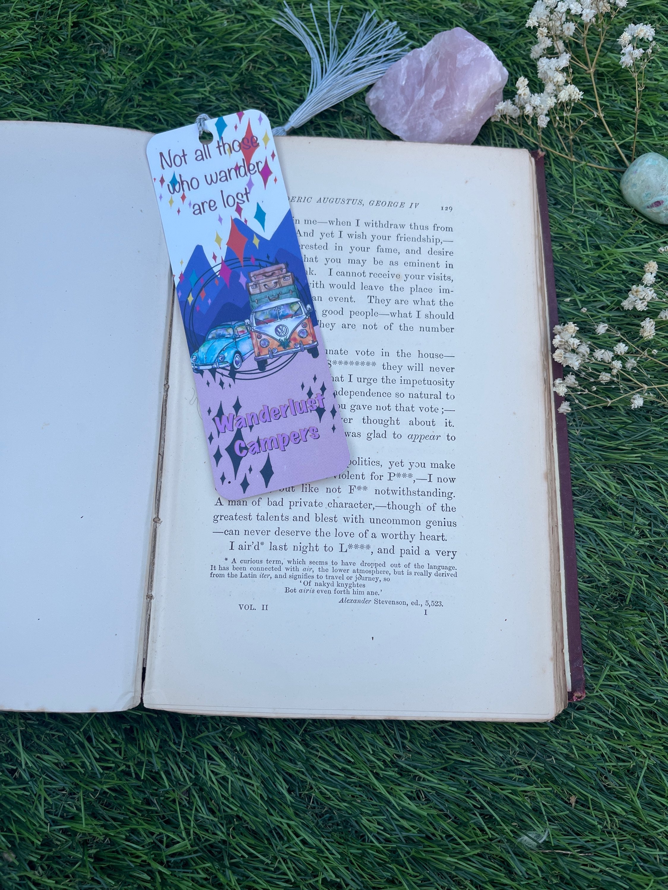 Wanderlust Campers Bookmark,-The Wild Fig &amp; Fern