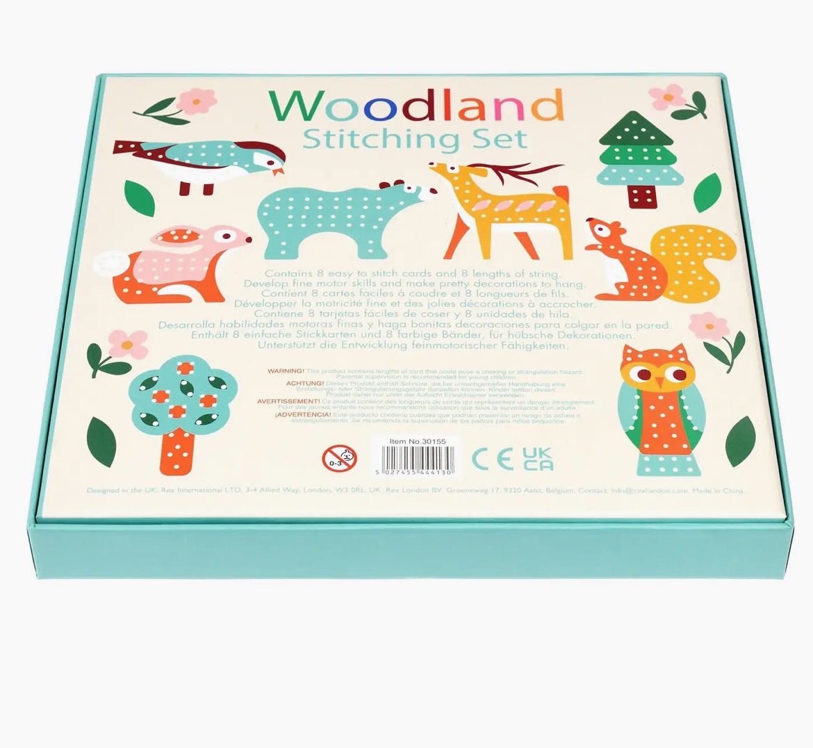 Woodland Animal Stitching Set For Children-The Wild Fig &amp; Fern