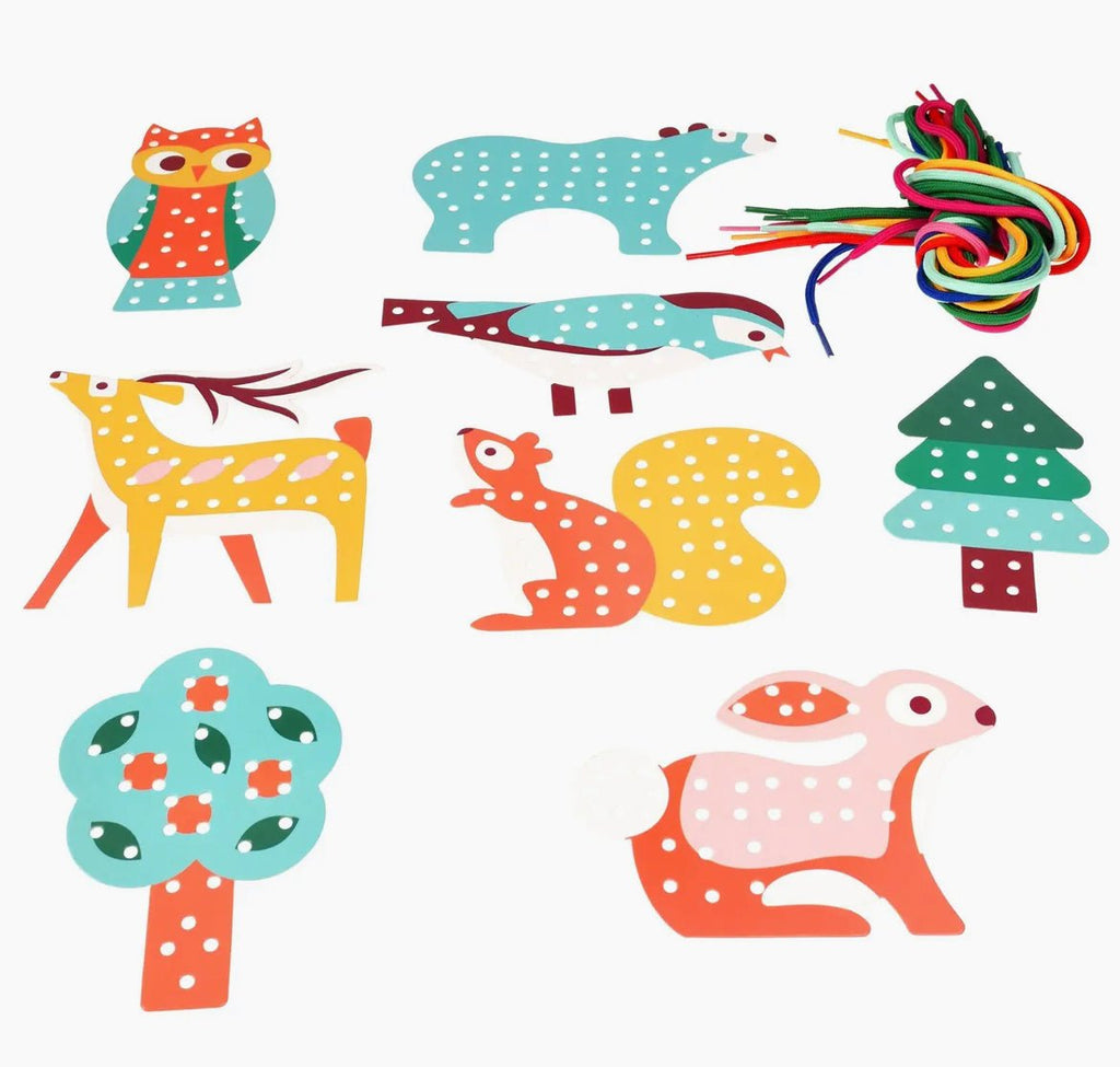 Woodland Animal Stitching Set For Children-The Wild Fig &amp; Fern